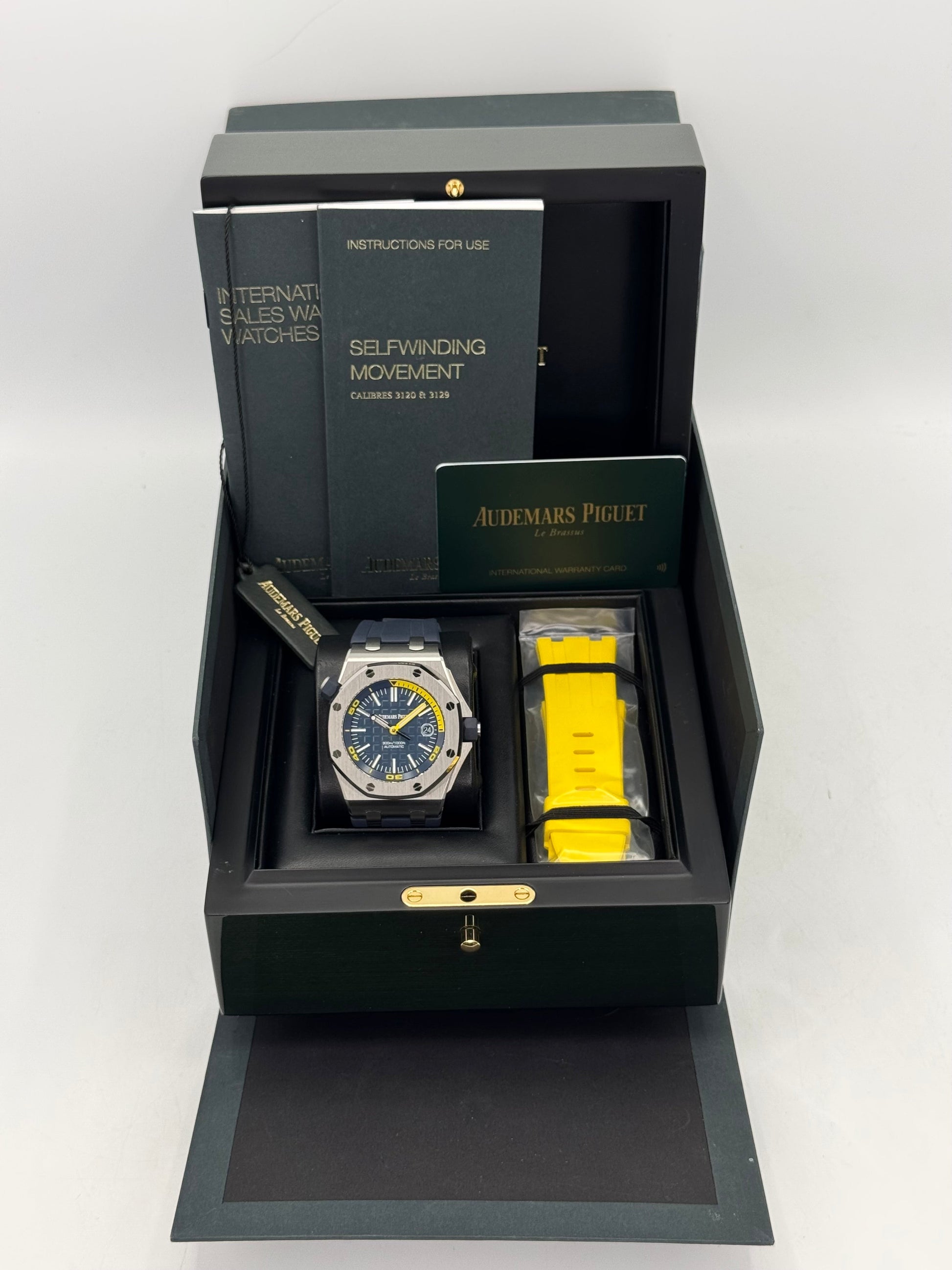 NEW 2020 Audemars Piguet Royal Oak Offshore Diver 15710ST Blue Dial - MyWatchLLC