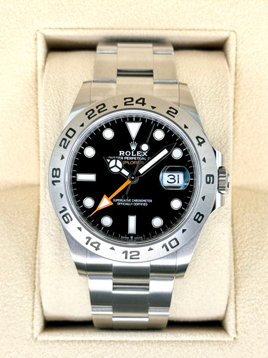 2023 Rolex Explorer II 42mm 226570 Black Dial - MyWatchLLC