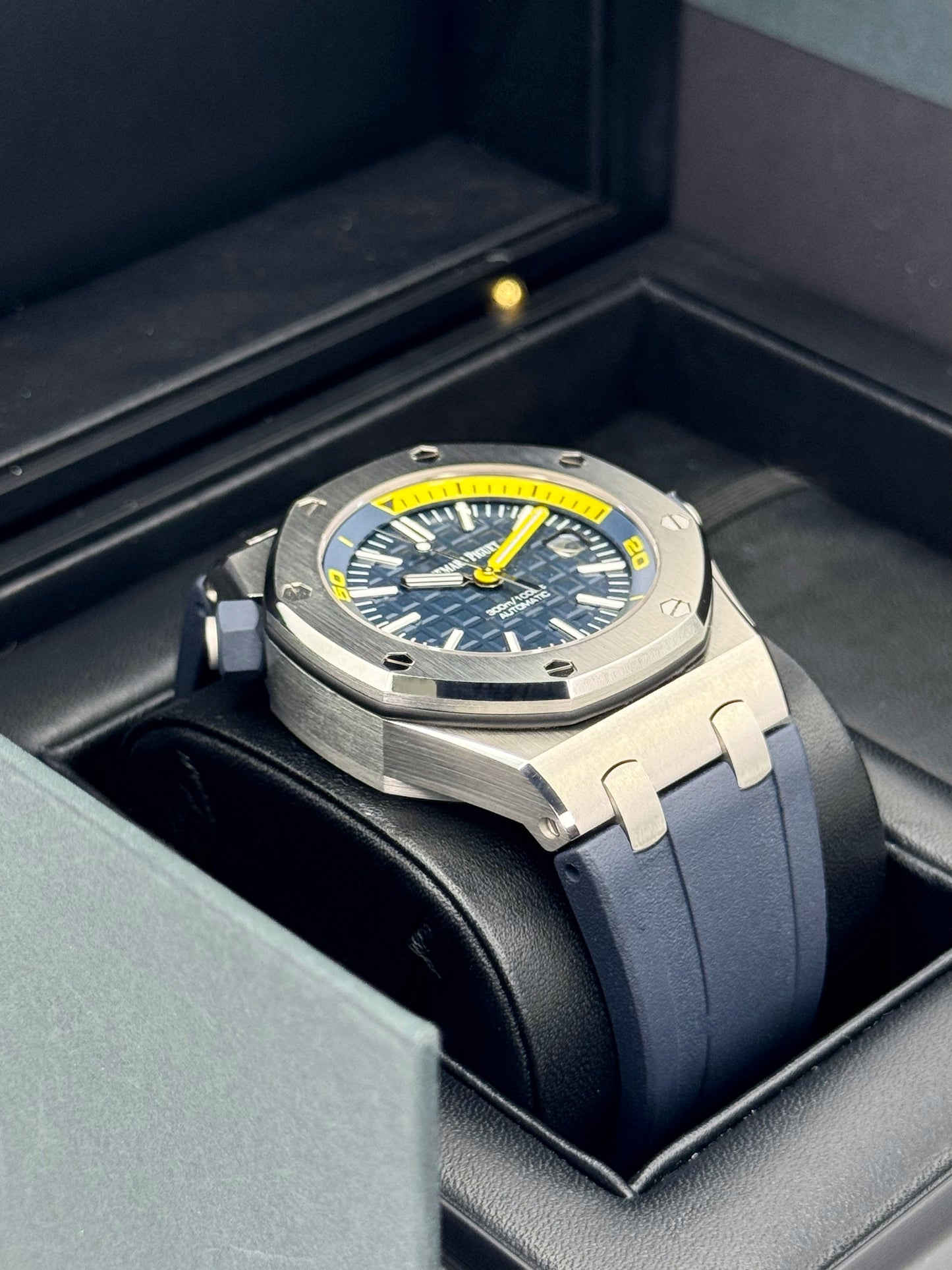 NEW 2020 Audemars Piguet Royal Oak Offshore Diver 15710ST Blue Dial - MyWatchLLC