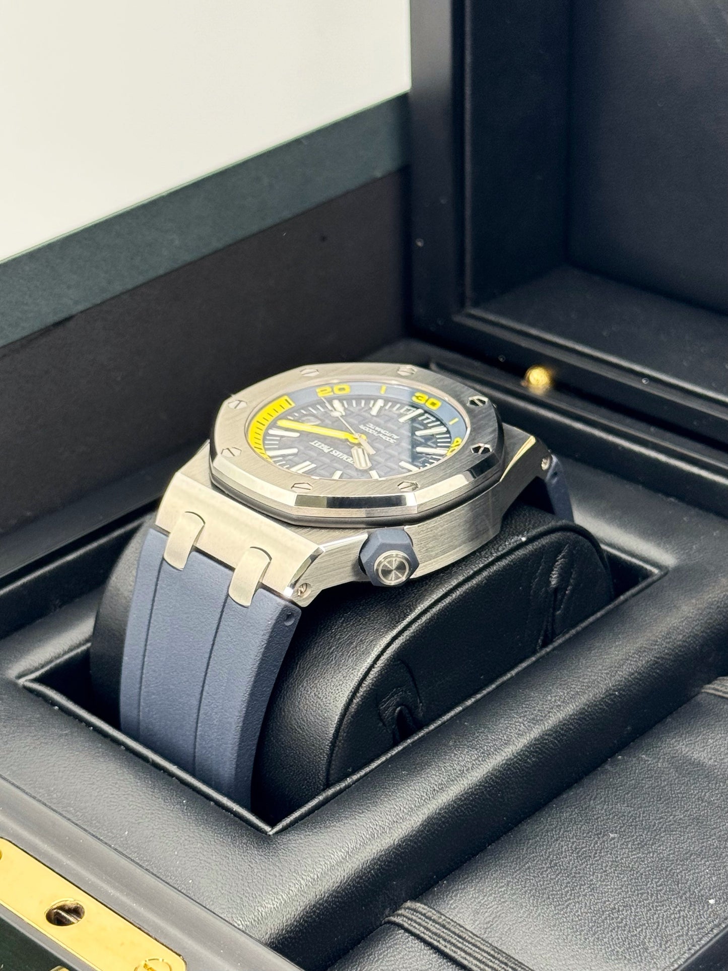 NEW 2020 Audemars Piguet Royal Oak Offshore Diver 15710ST Blue Dial - MyWatchLLC