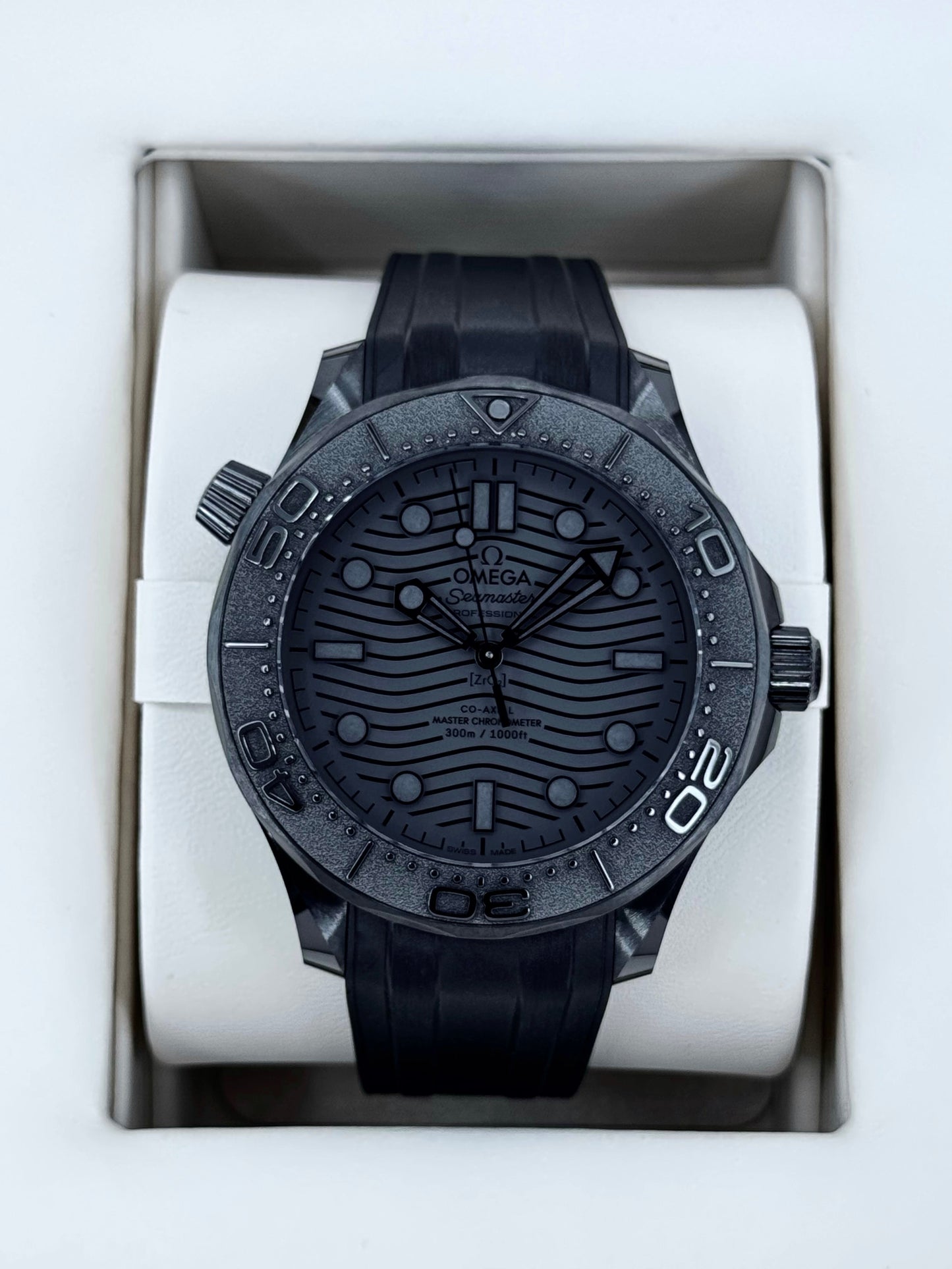 2023 Omega Seamaster 300m 43.5mm 210.92.44.20.01.003 Black Ceramic - MyWatchLLC