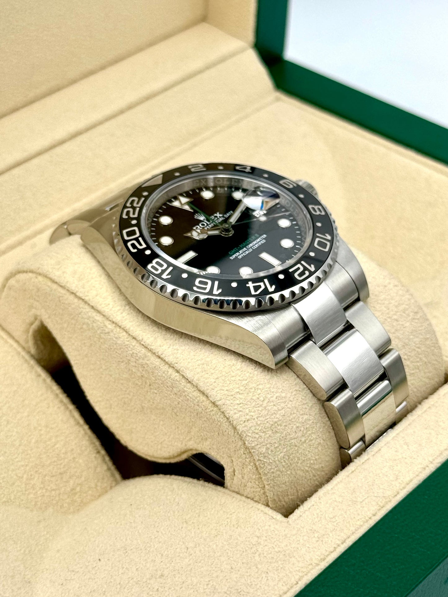 2014 Rolex GMT-Master II 40mm 116710LN Stainless Steel Black Dial - MyWatchLLC