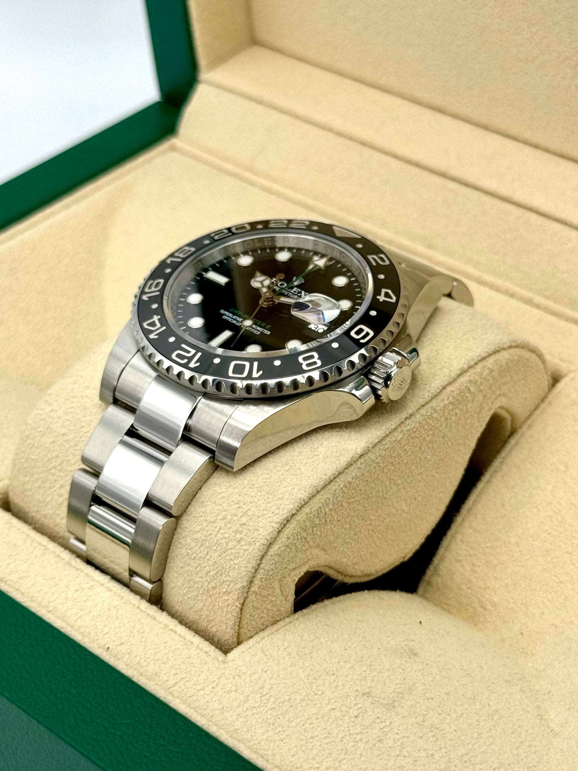 2014 Rolex GMT-Master II 40mm 116710LN Stainless Steel Black Dial - MyWatchLLC