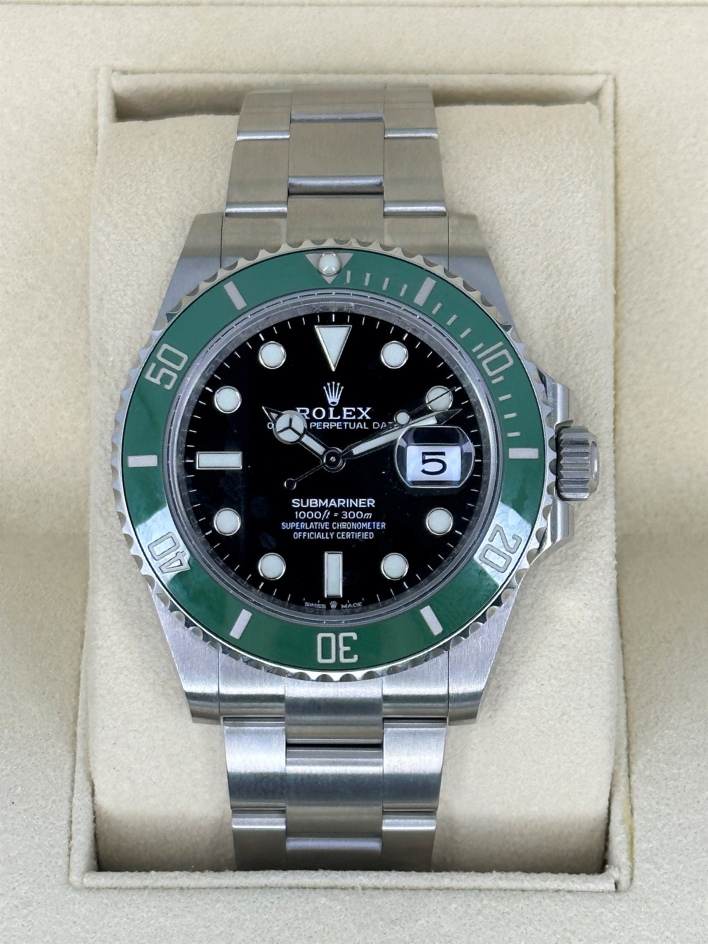 2023 Rolex Submariner Date “Starbucksâ€?41mm 126610LV Oyster Black Dial - MyWatchLLC