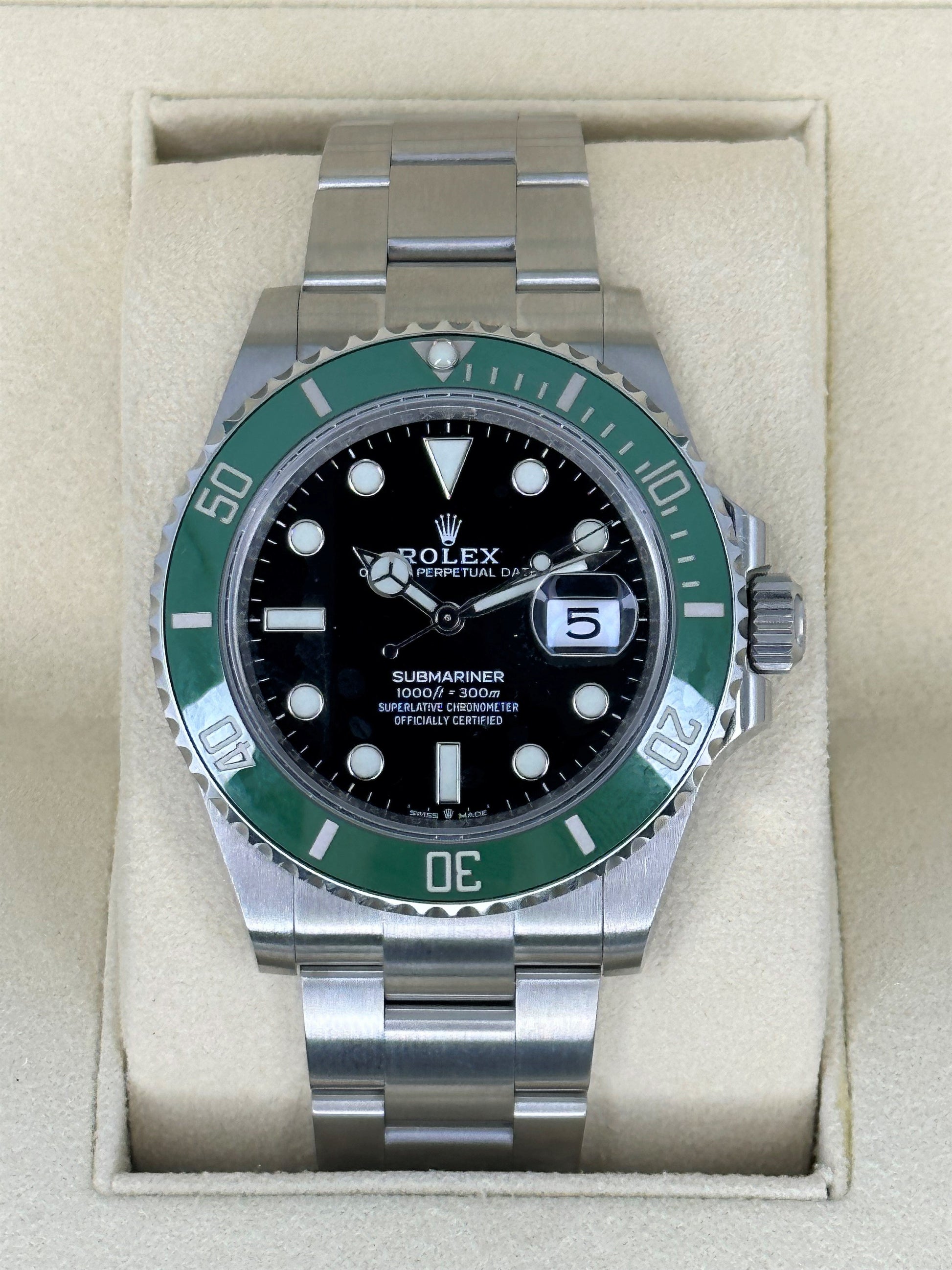 2023 Rolex Submariner Date “Starbucksâ€?41mm 126610LV Oyster Black Dial - MyWatchLLC