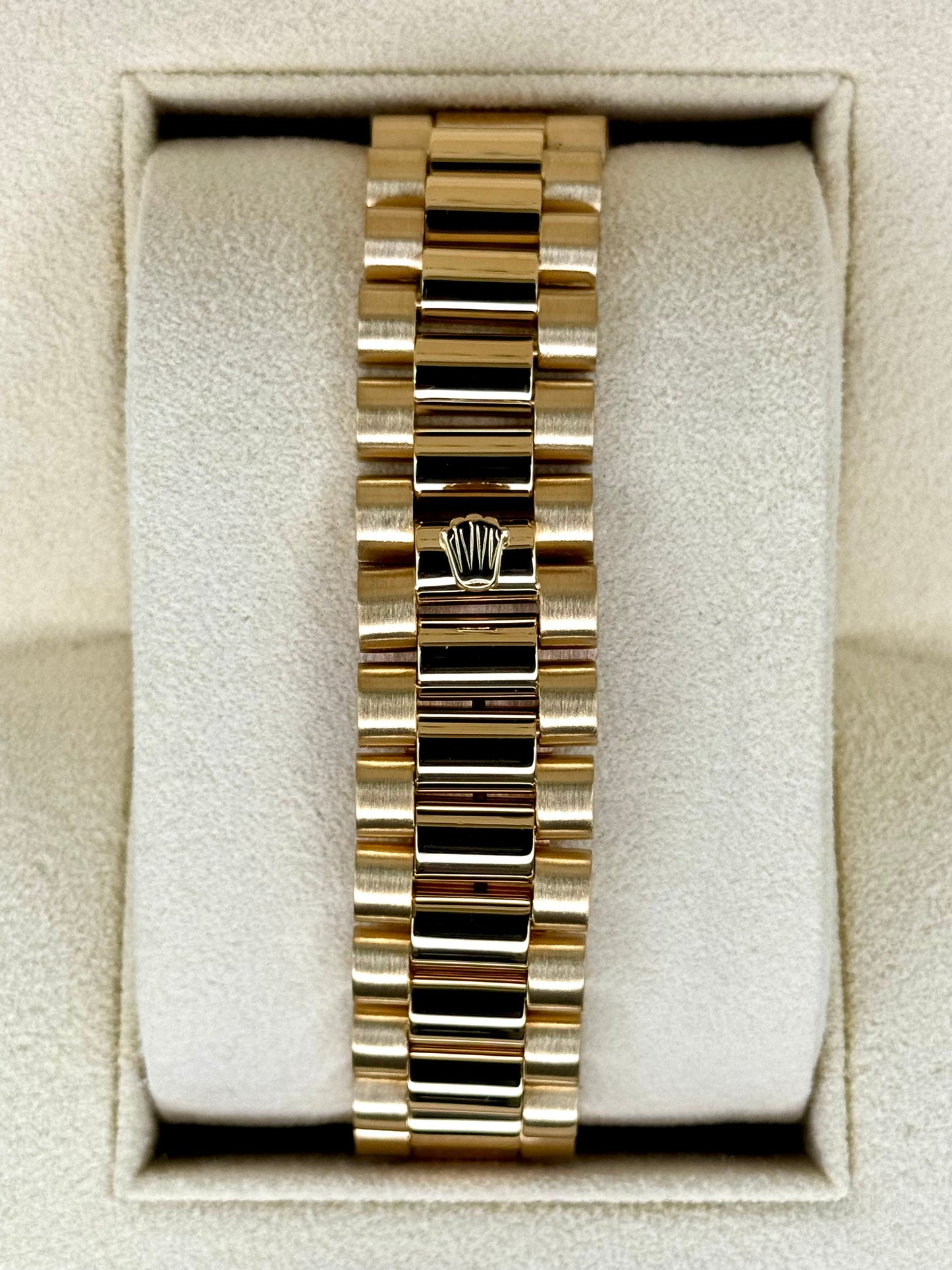 1981 Rolex Day-Date 36mm 18038 Presidential Black Dial - MyWatchLLC