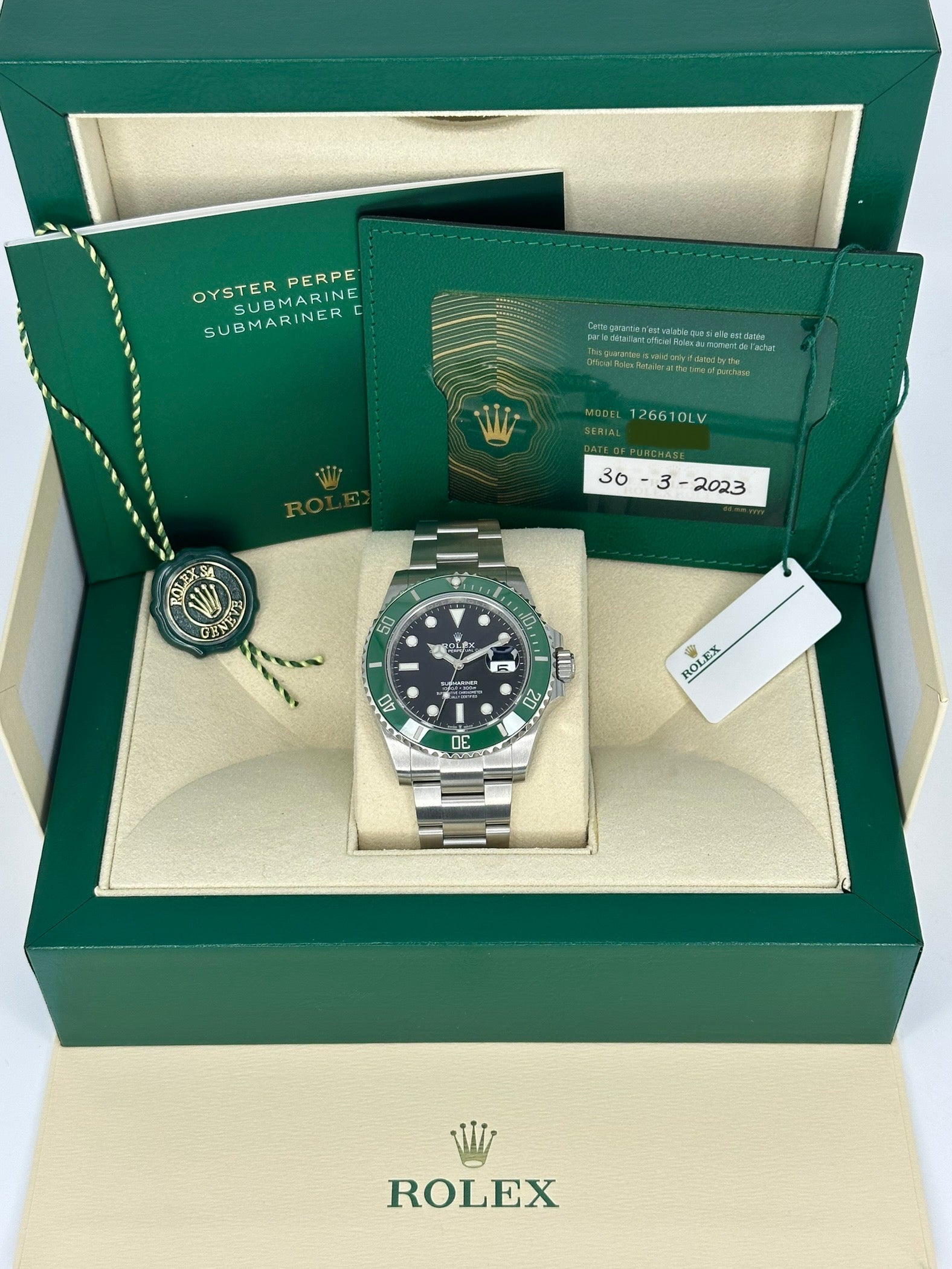 2023 Rolex Submariner Date “Starbucksâ€?41mm 126610LV Oyster Black Dial - MyWatchLLC