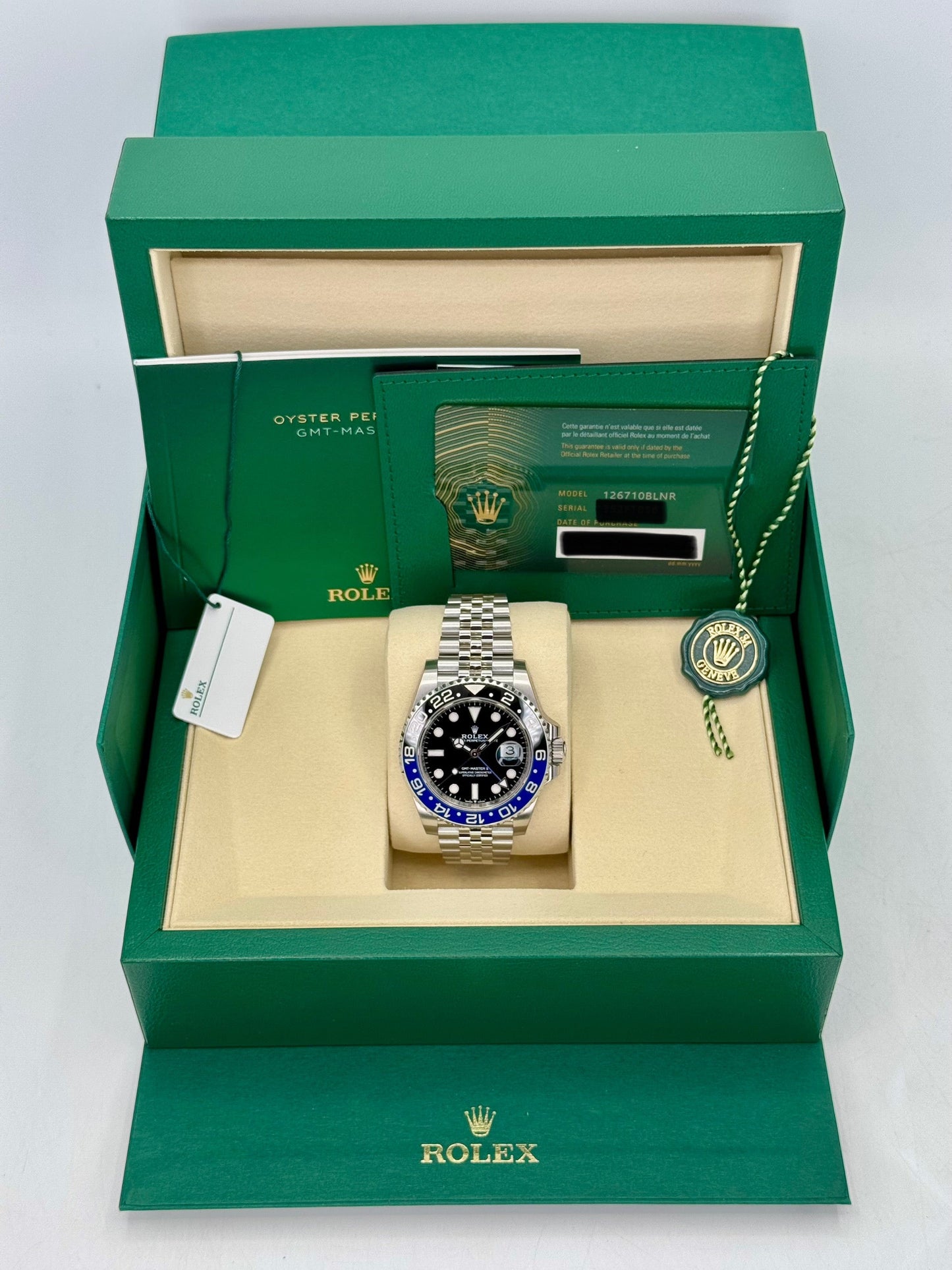 NEW 2025 Rolex GMT-Master II "Batgirl" 40mm 126710BLNR Jubilee - MyWatchLLC