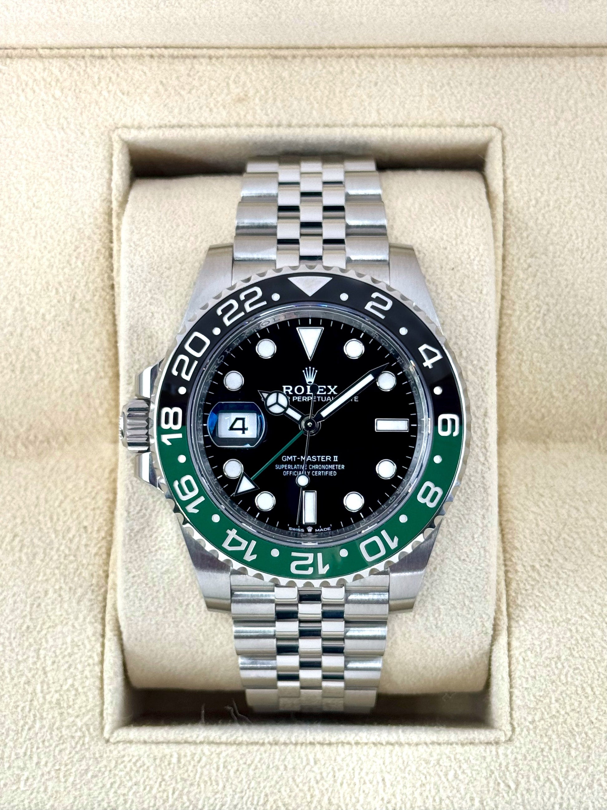 2024 Rolex GMT-Master II "Sprite" 40mm 126720VTNR Jubilee - MyWatchLLC
