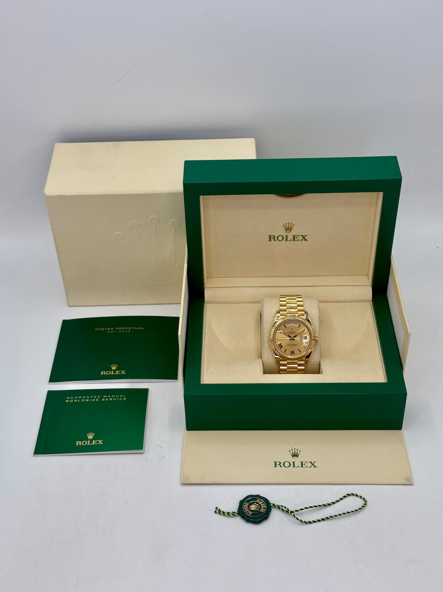2021 Rolex Day-Date 40mm 228238 Presidential Champagne Dial - MyWatchLLC