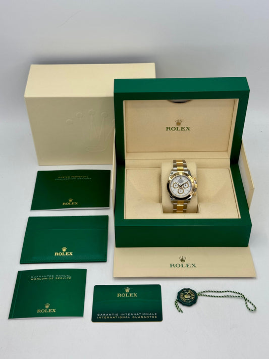 NEW 2025 Rolex Daytona 40mm 126503 Two-Tone White Dial - MyWatchLLC