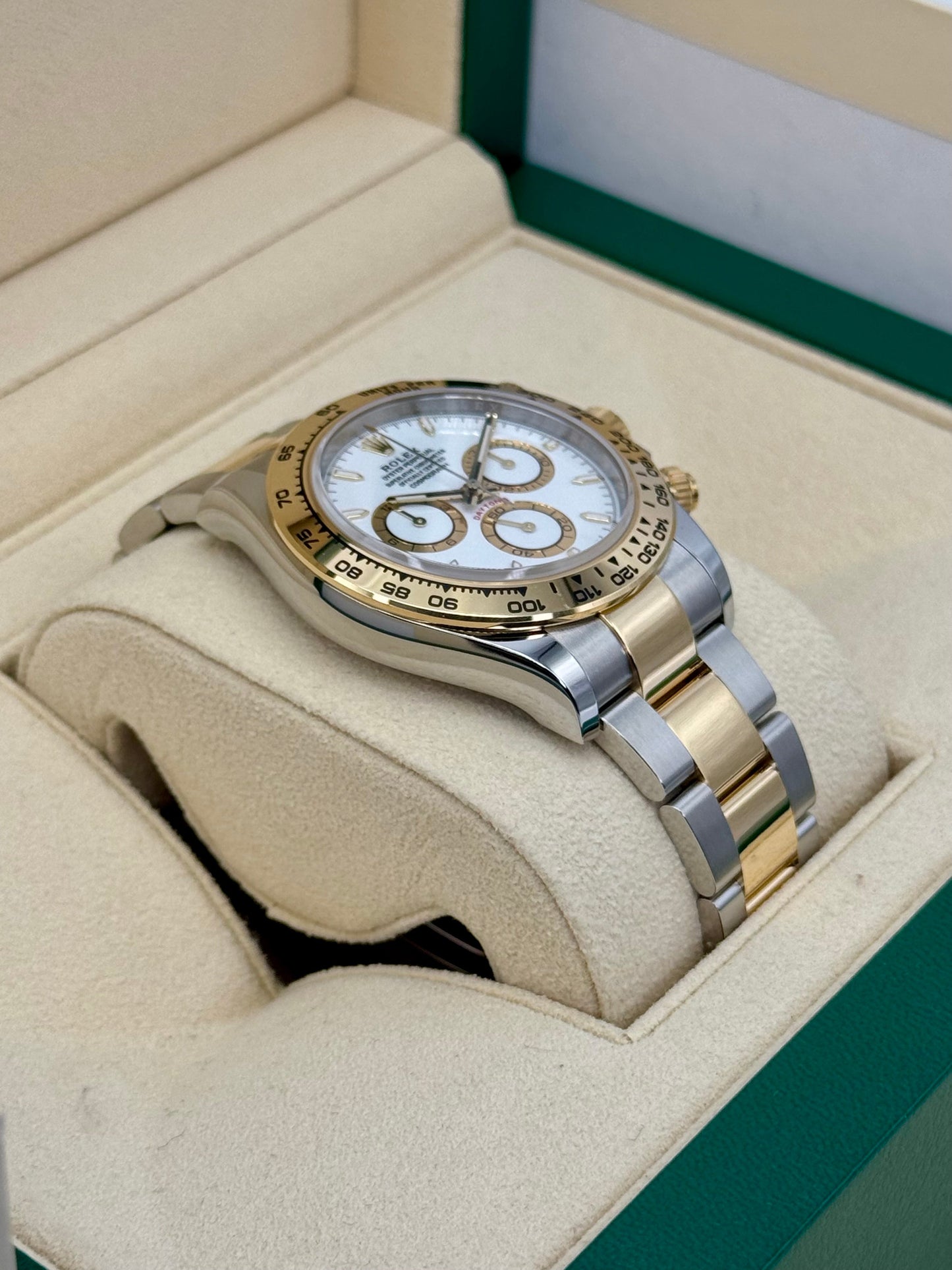 NEW 2025 Rolex Daytona 40mm 126503 Two-Tone White Dial - MyWatchLLC