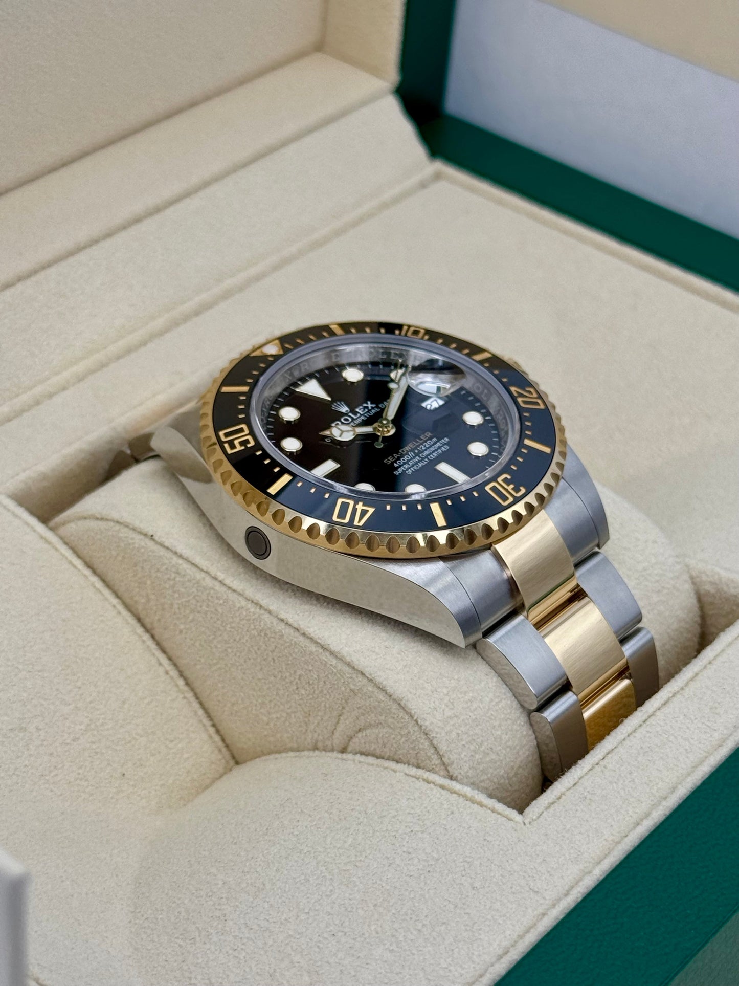 NEW 2022 Rolex Sea-Dweller 43mm 126603 Two-Tone Black Dial - MyWatchLLC