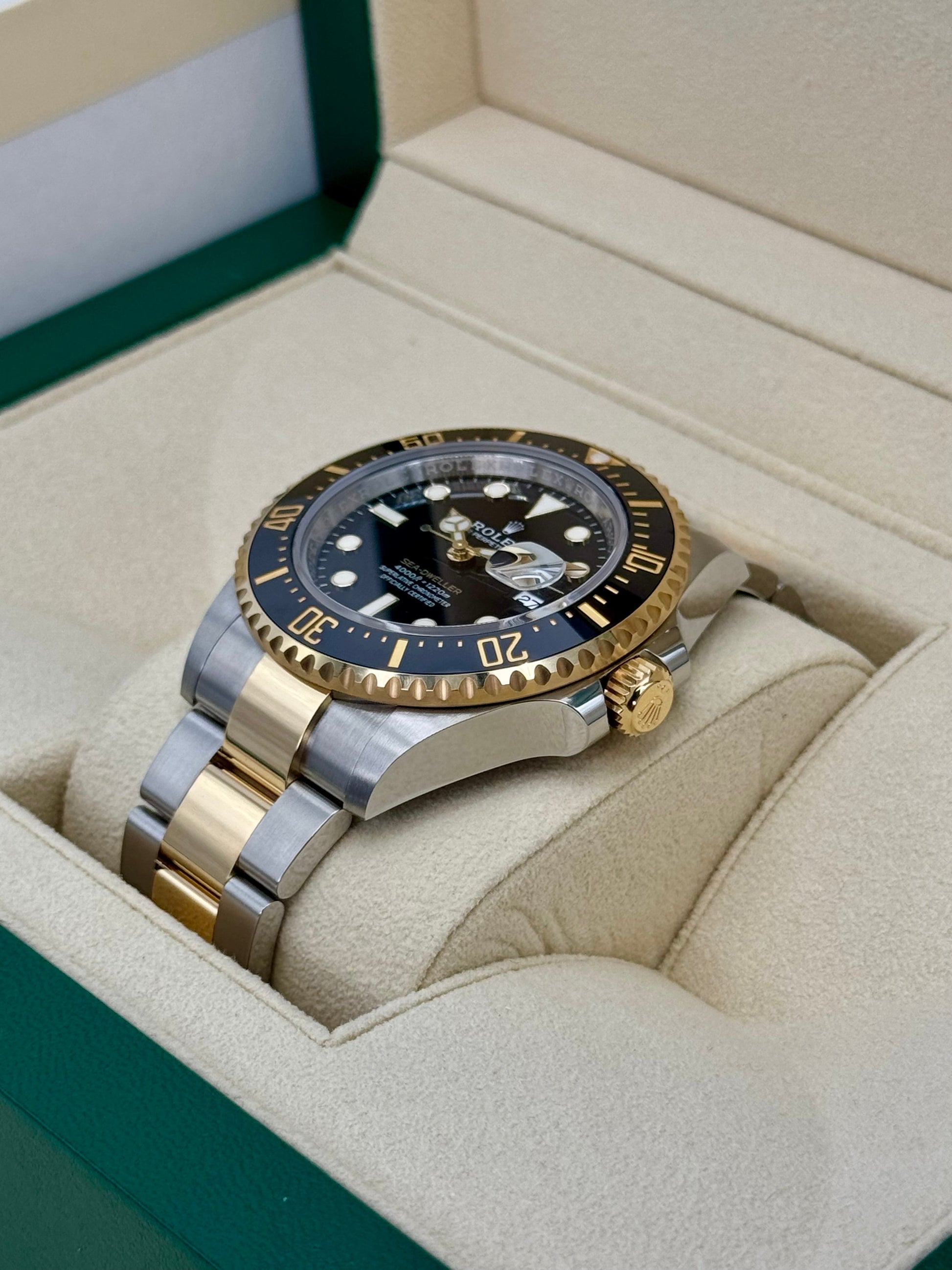 NEW 2022 Rolex Sea-Dweller 43mm 126603 Two-Tone Black Dial - MyWatchLLC