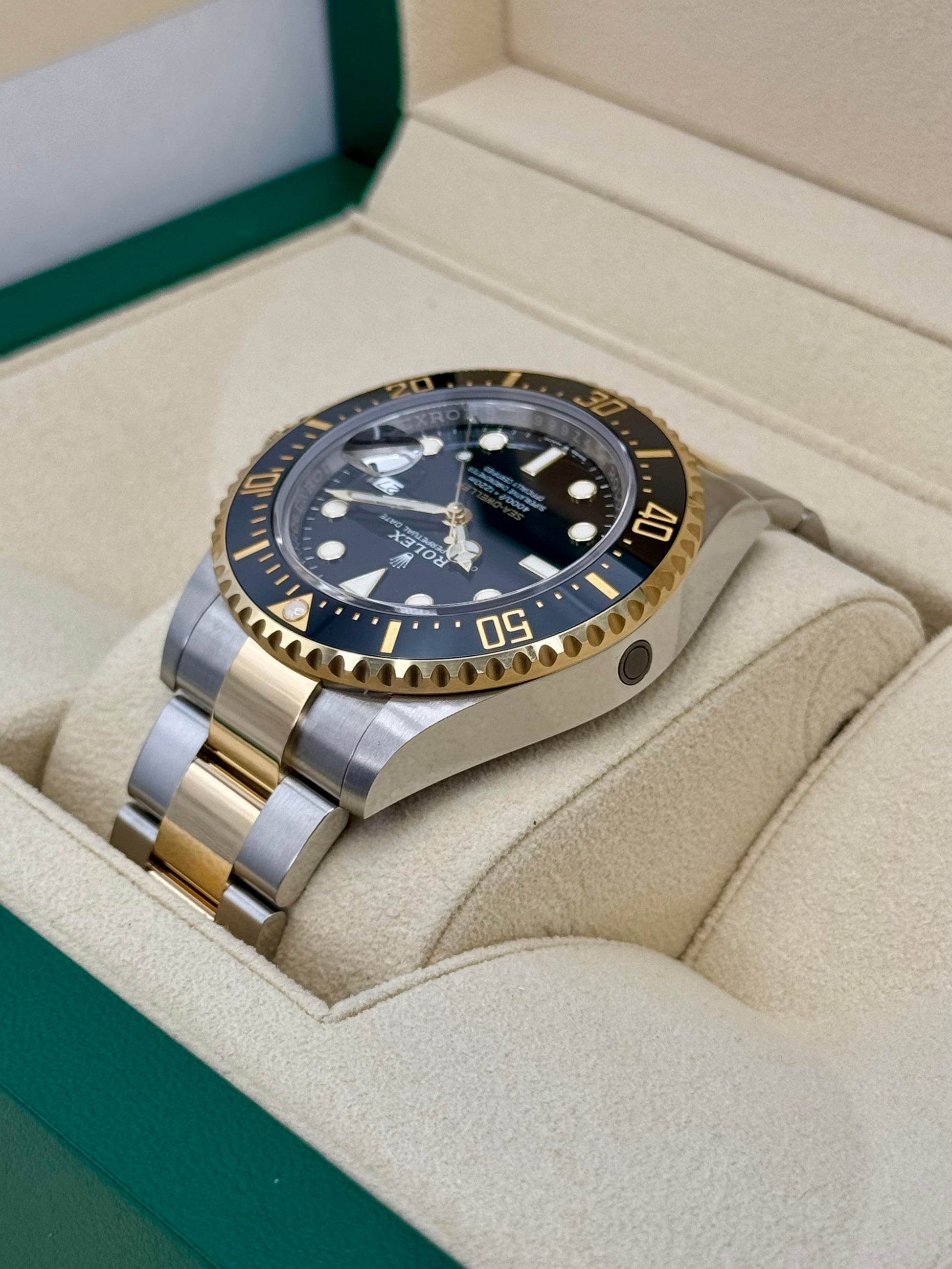 NEW 2022 Rolex Sea-Dweller 43mm 126603 Two-Tone Black Dial - MyWatchLLC