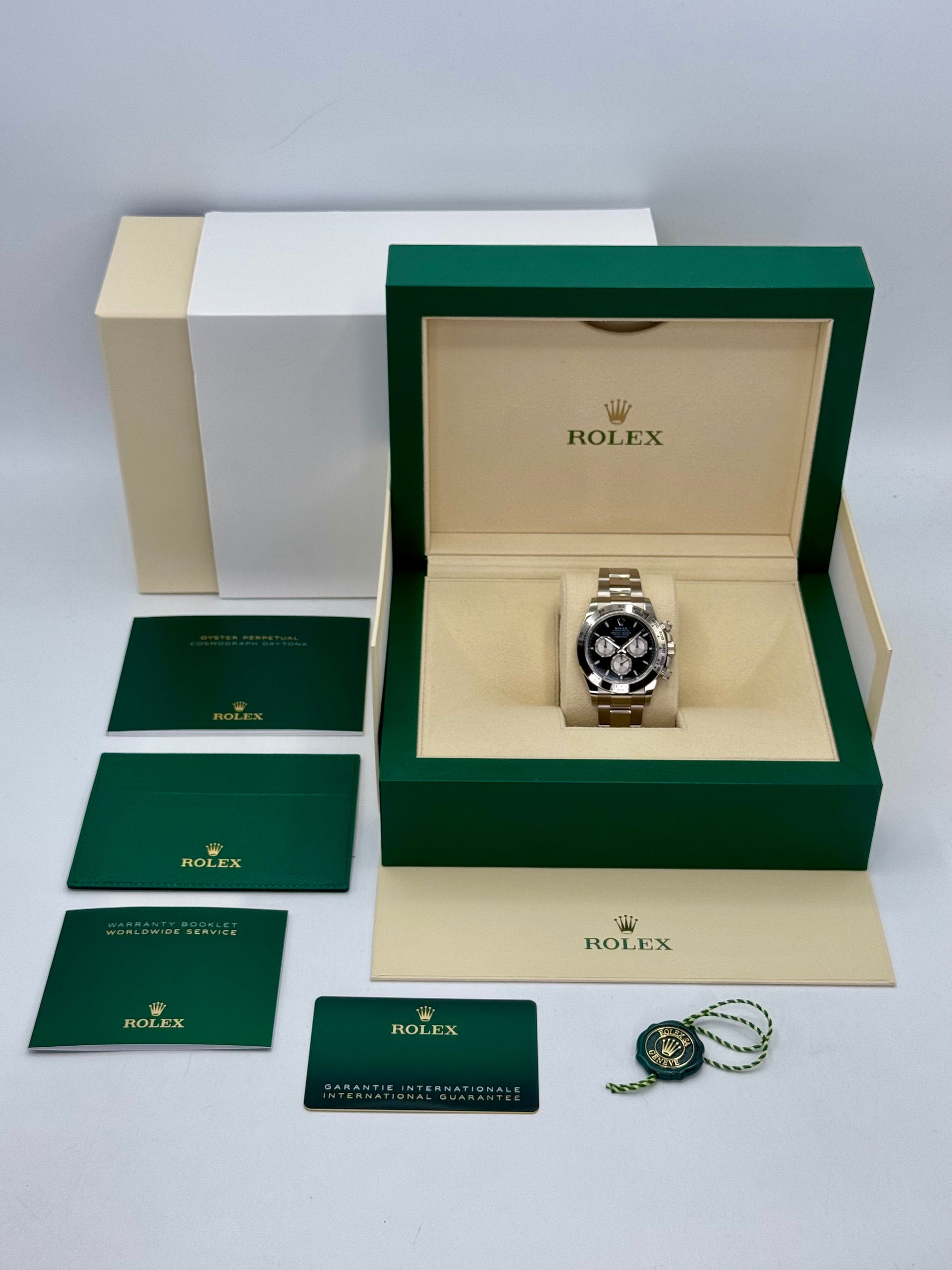 NEW 2024 Rolex Daytona 40mm 126509 White Gold Black Dial - MyWatchLLC