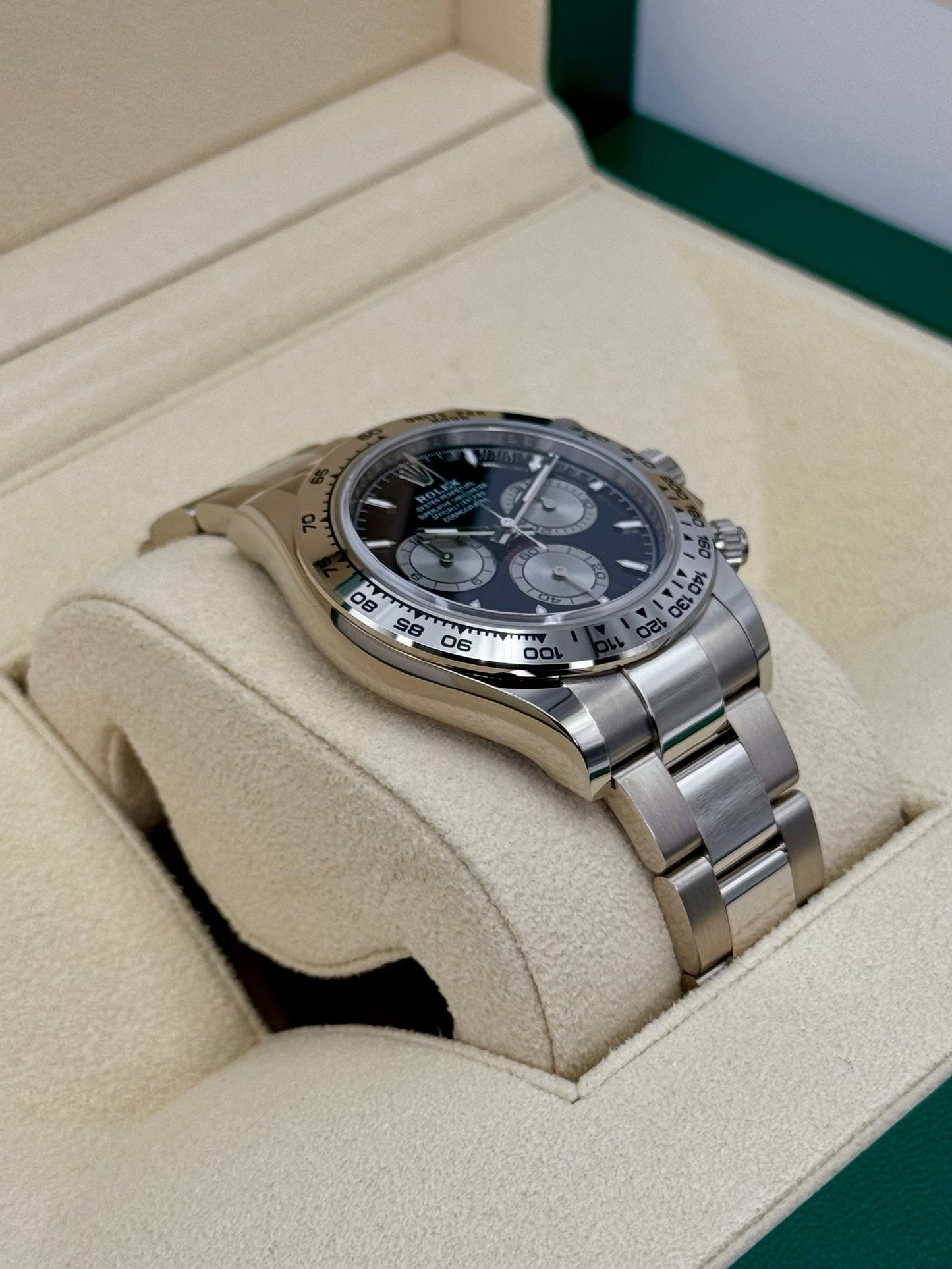 NEW 2024 Rolex Daytona 40mm 126509 White Gold Black Dial - MyWatchLLC