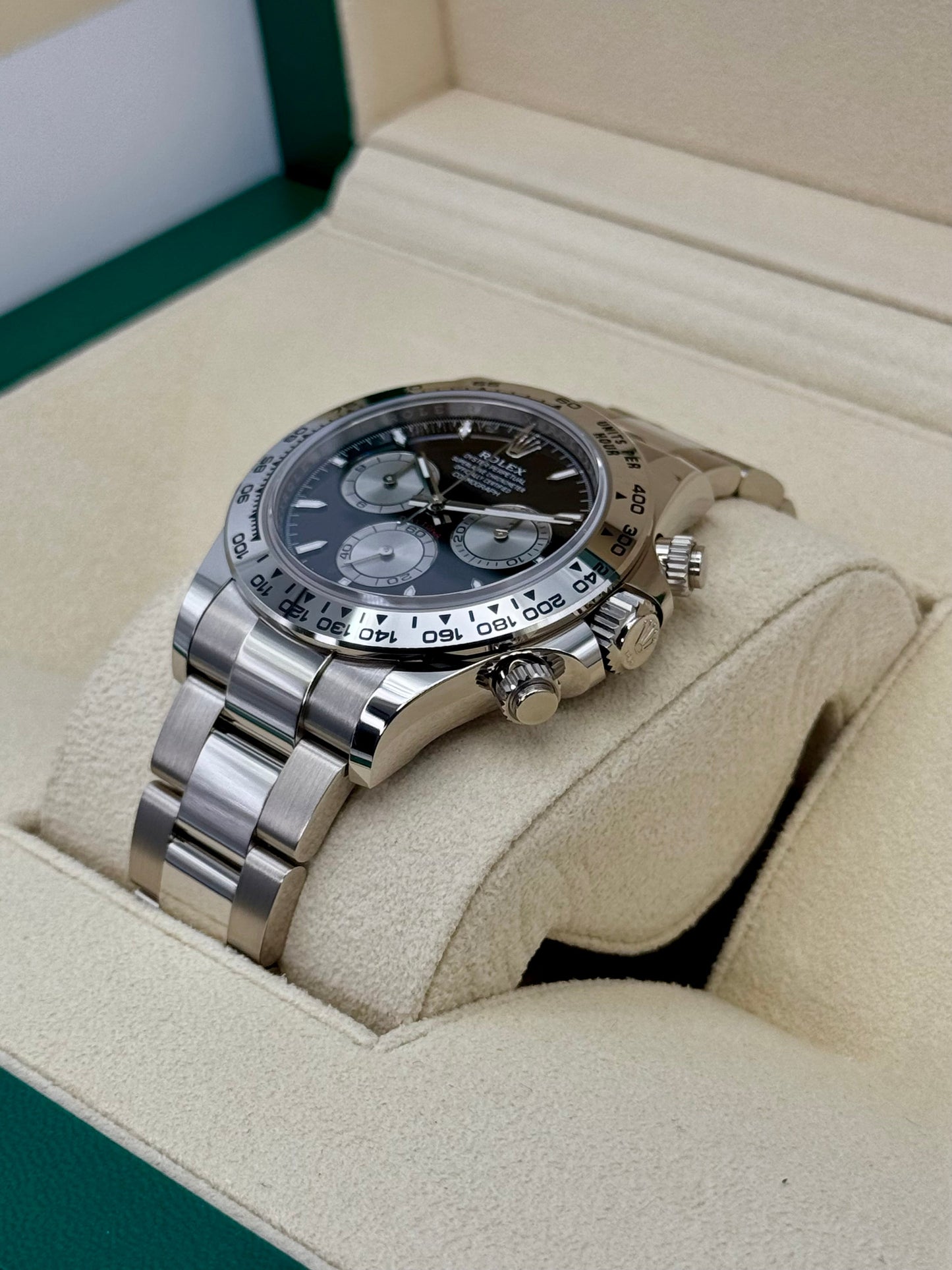 NEW 2024 Rolex Daytona 40mm 126509 White Gold Black Dial - MyWatchLLC
