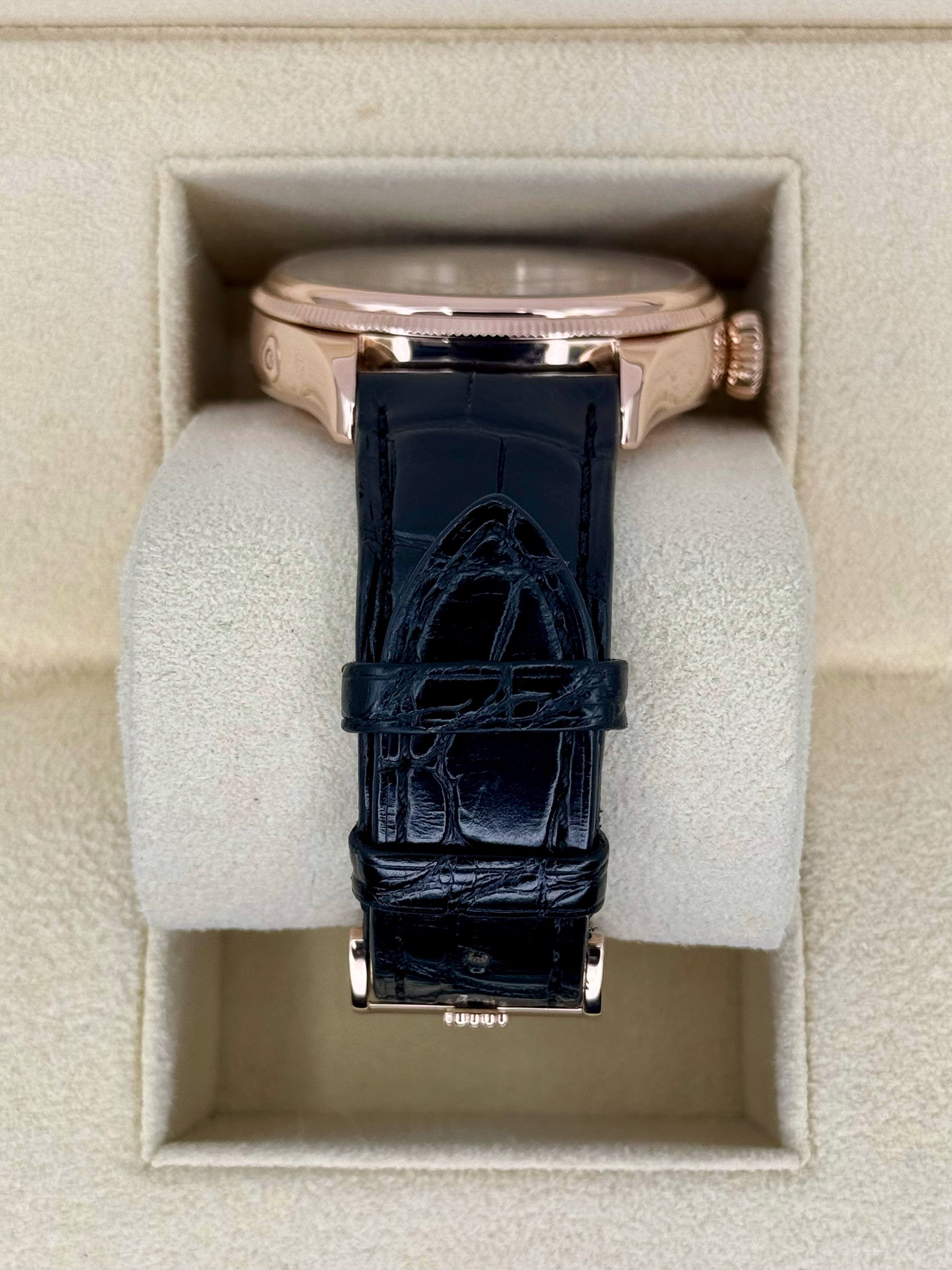 2018 Rolex Cellini Moonphase 39mm 50535 Rose Gold White Dial - MyWatchLLC