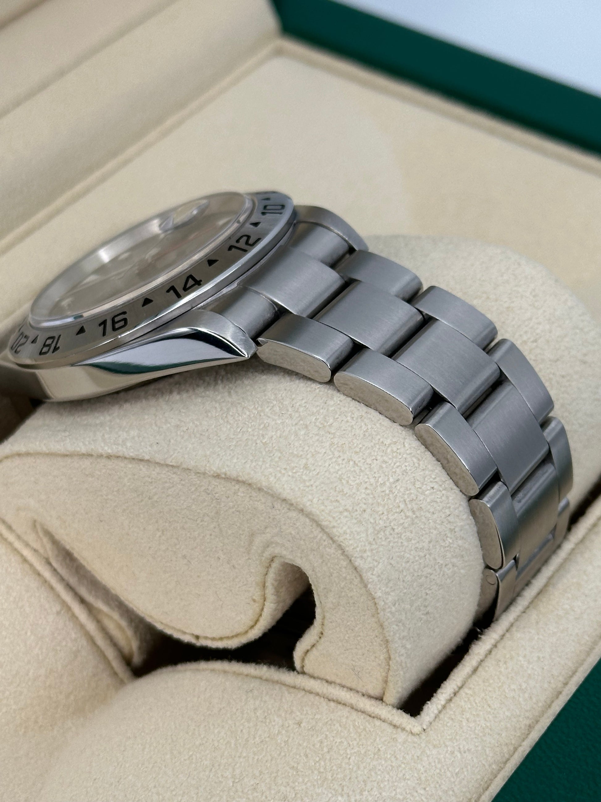 2002 Rolex Explorer II 40mm 16570 Stainless Steel Black Dial - MyWatchLLC