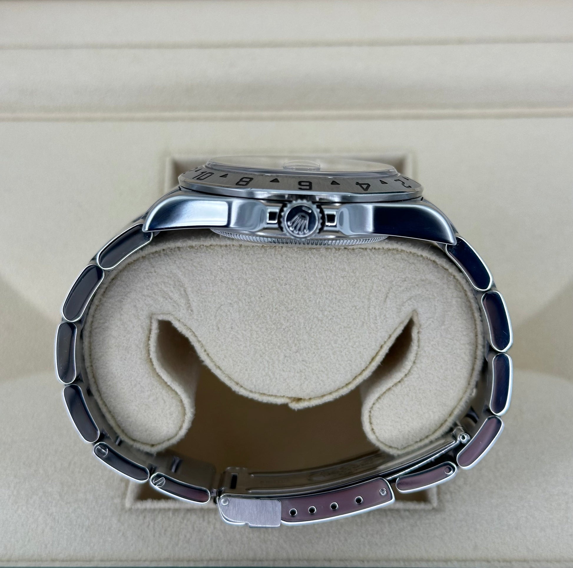 2002 Rolex Explorer II 40mm 16570 Stainless Steel Black Dial - MyWatchLLC