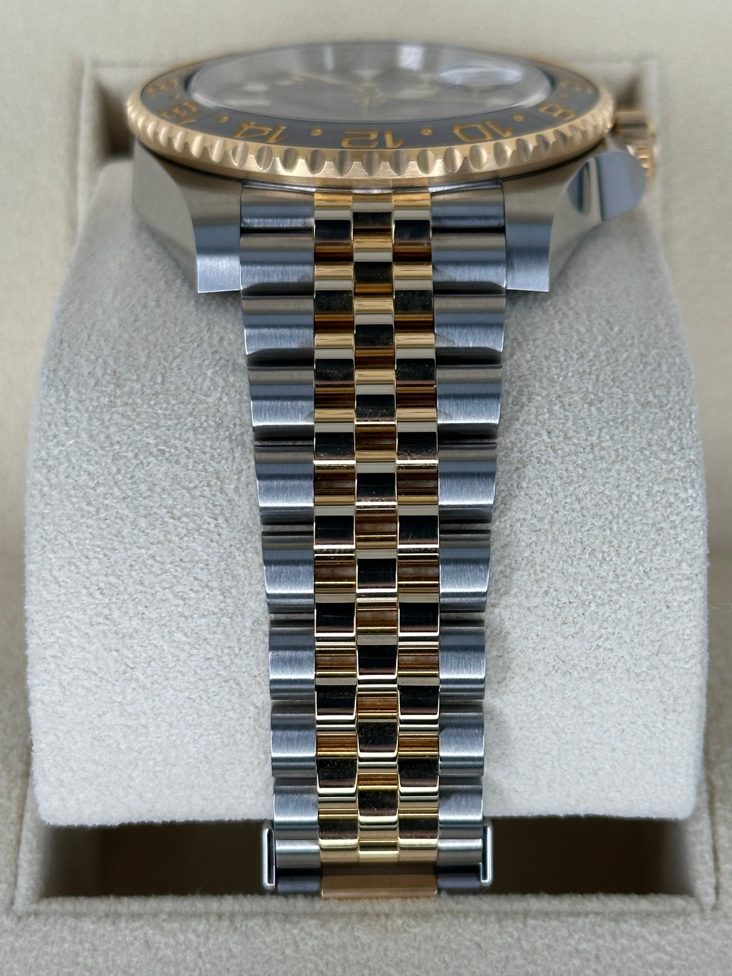 NEW 2023 Rolex GMT-Master II 40mm 126713GRNR Jubilee Black Dial - MyWatchLLC