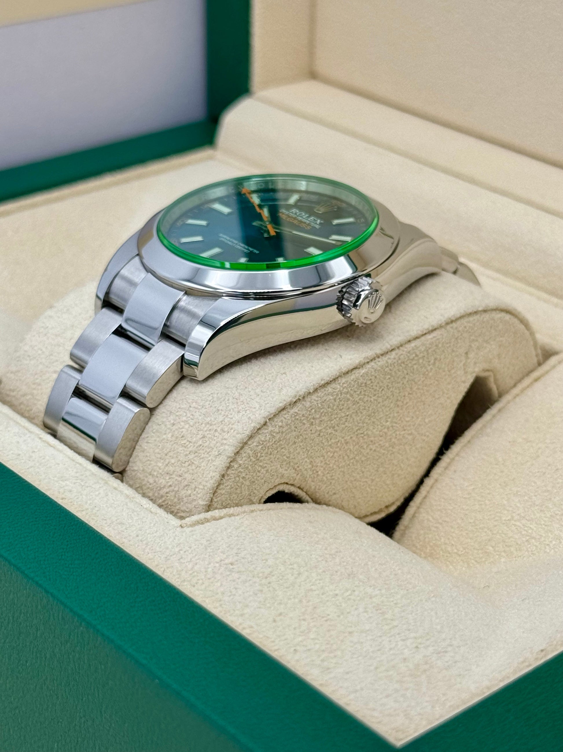 2023 Rolex Milgauss 40mm 116400GV Stainless Steel Blue Dial - MyWatchLLC