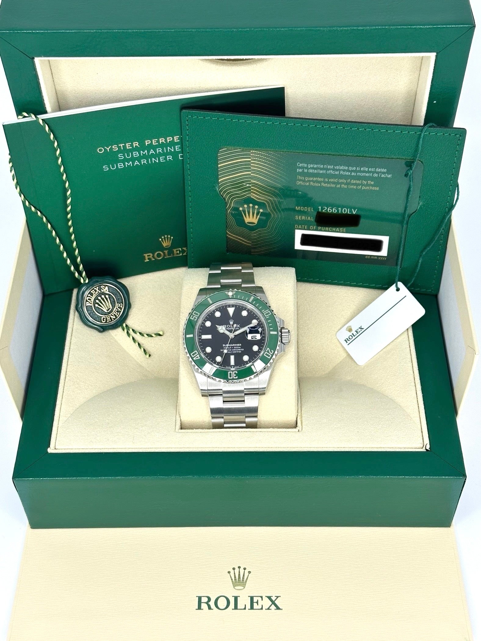 NEW 2024 Rolex Submariner "Starbucks" 41mm 126610LV Black Dial - MyWatchLLC