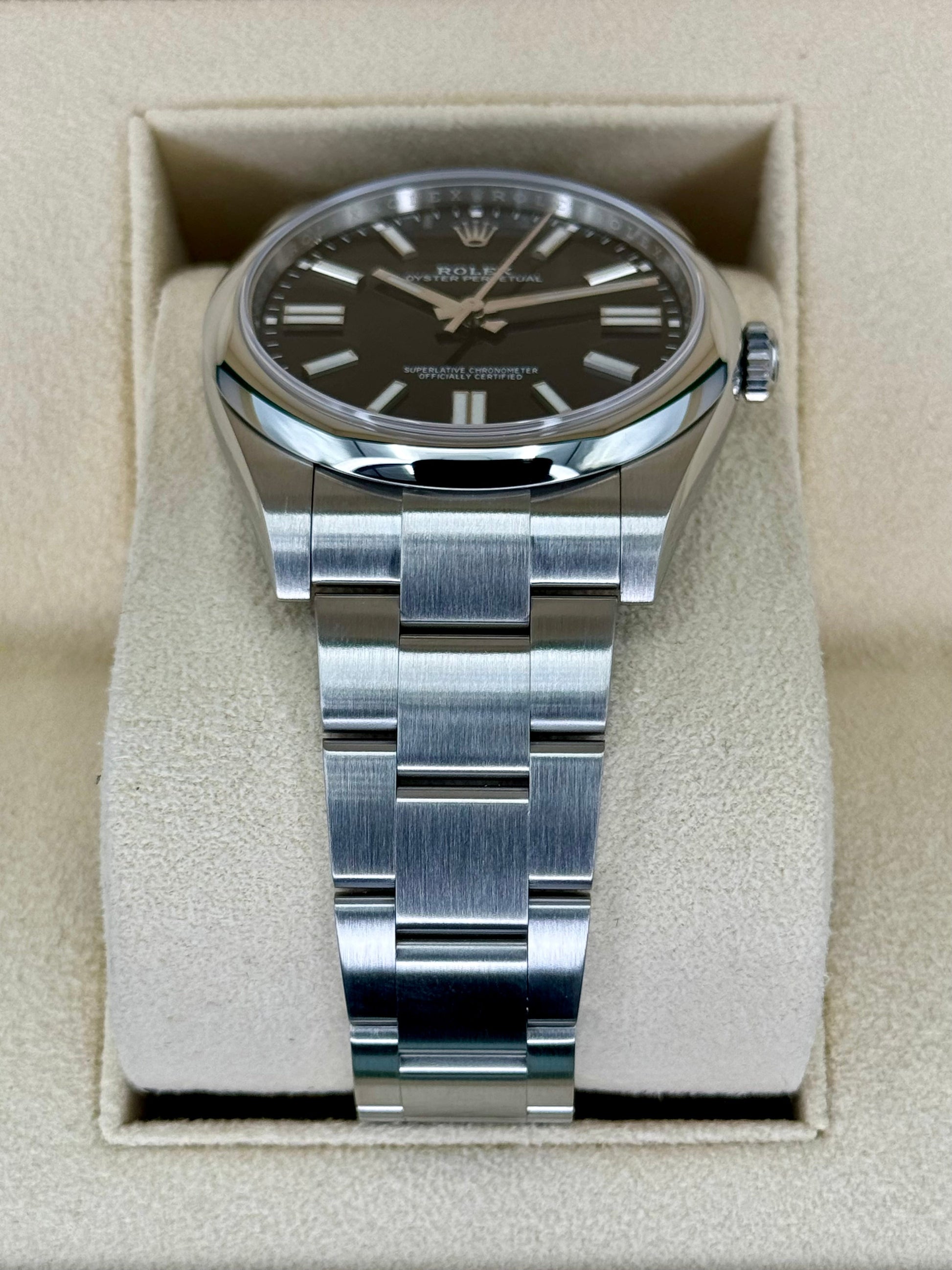2023 Rolex Oyster Perpetual 41mm 124300 Stainless Steel Black Dial - MyWatchLLC