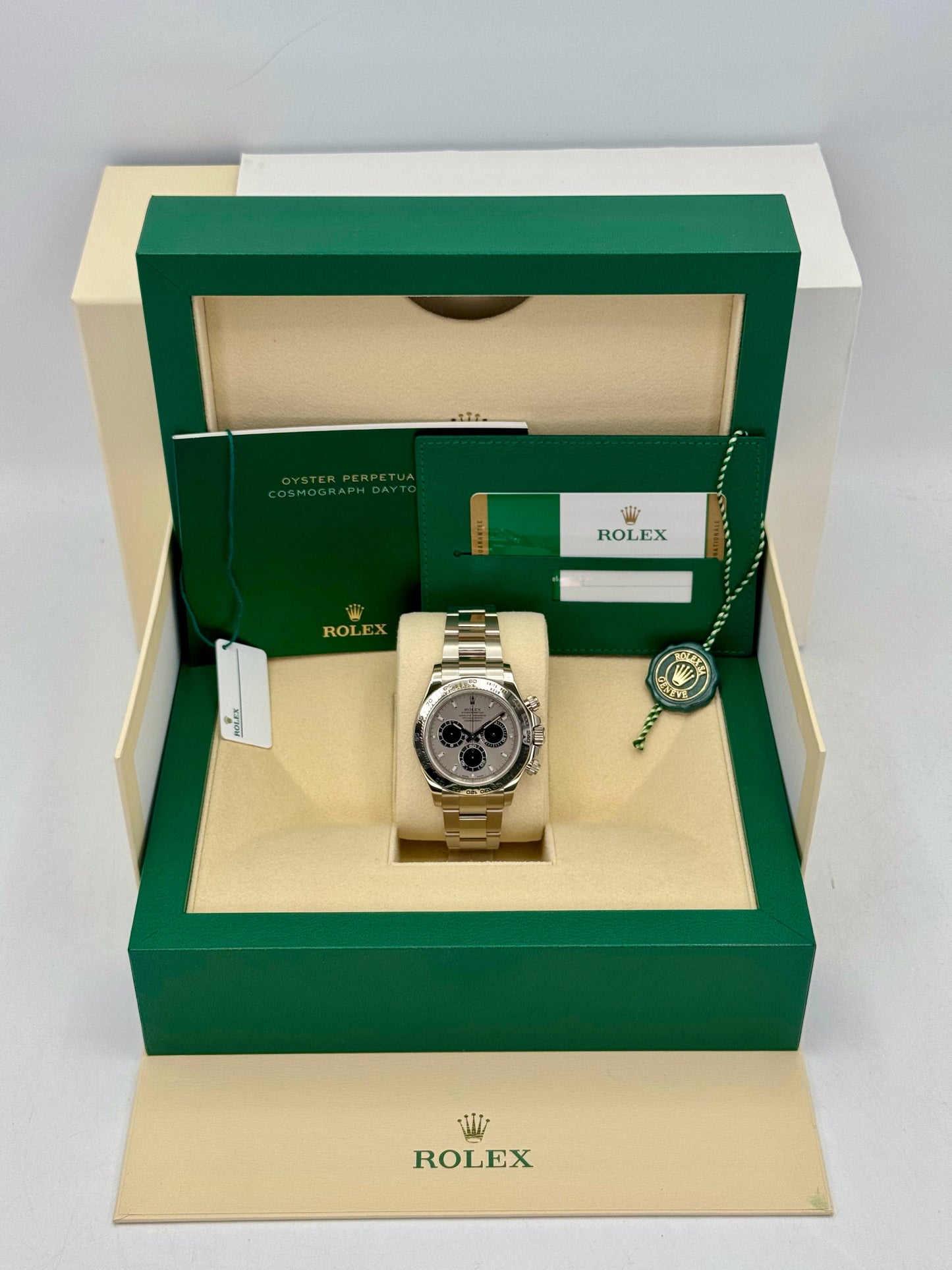 2017 Rolex Daytona "Ghost" 40mm 116509 White Gold Silver Dial - MyWatchLLC