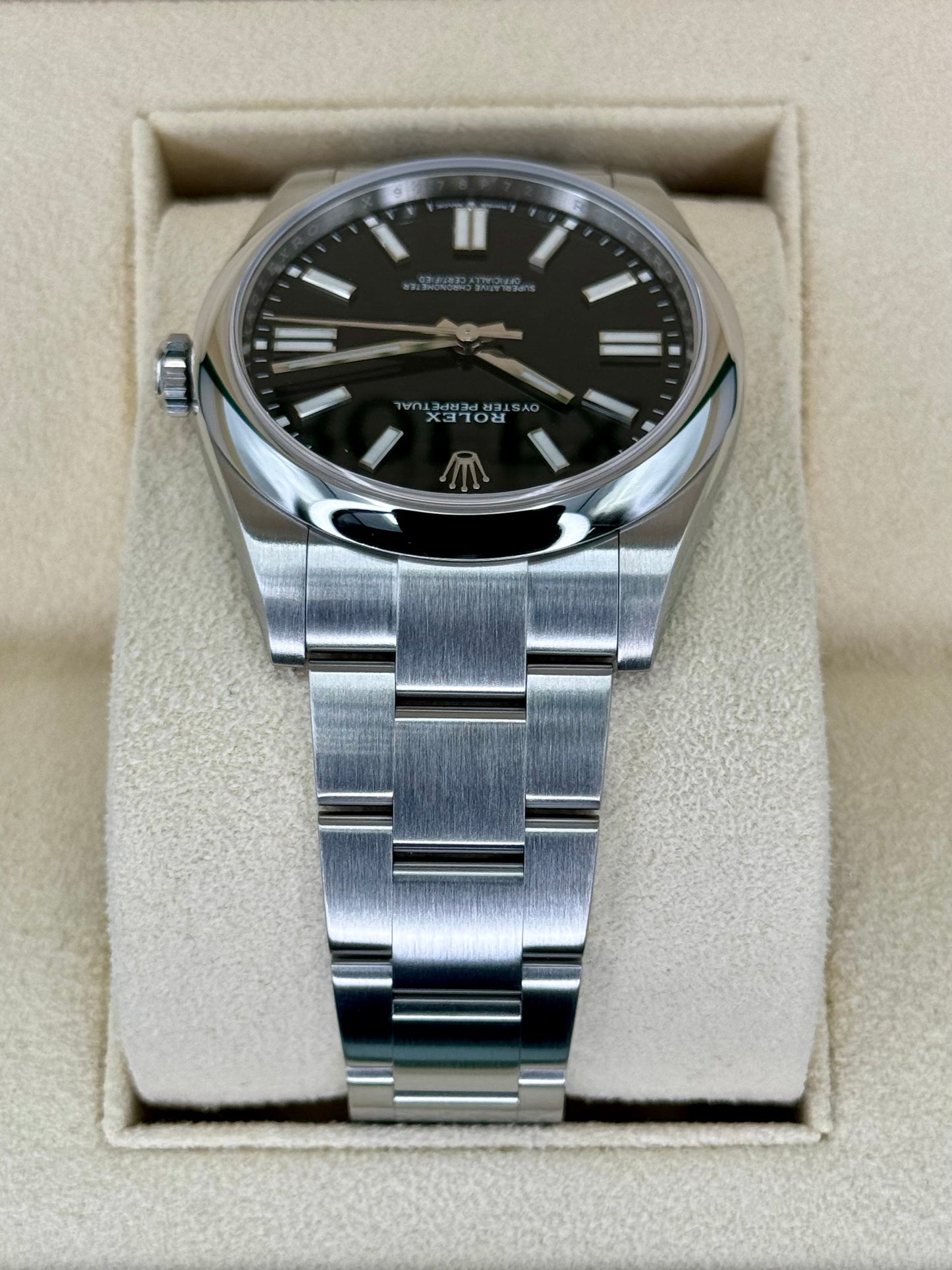 2023 Rolex Oyster Perpetual 41mm 124300 Stainless Steel Black Dial - MyWatchLLC