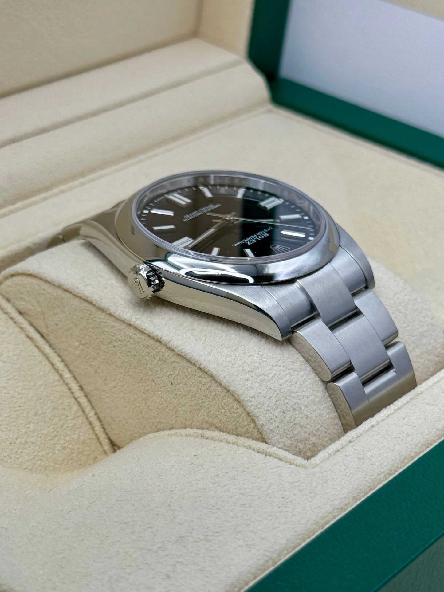 2023 Rolex Oyster Perpetual 41mm 124300 Stainless Steel Black Dial - MyWatchLLC