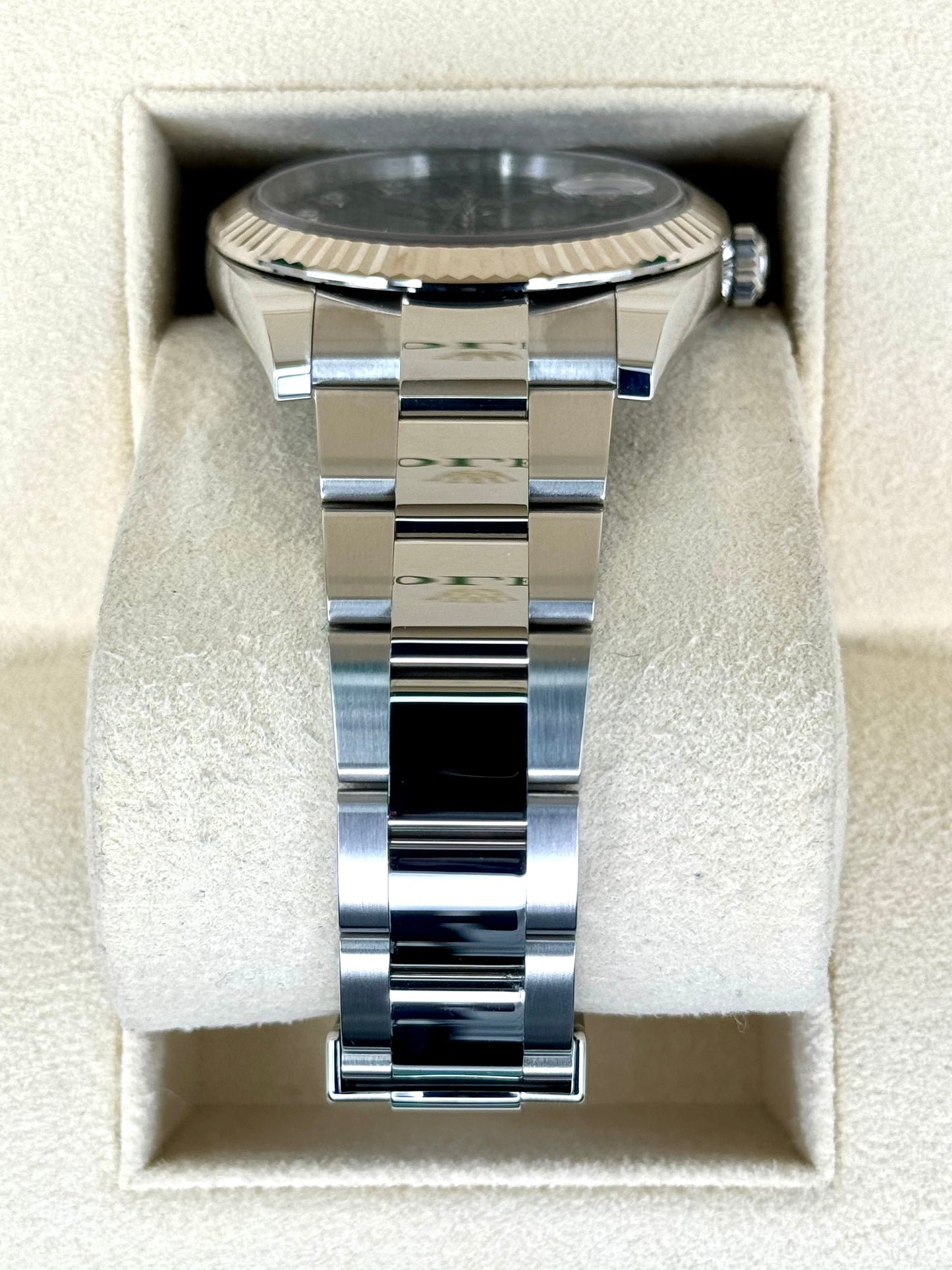 NEW 2024 Rolex Datejust 41mm 126334 Oyster Black Diamond Dial - MyWatchLLC