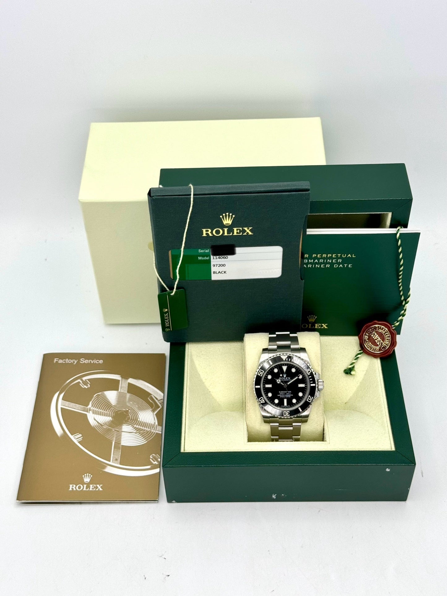 2014 Rolex Submariner 40mm 114060 Stainless Steel Black Dial - MyWatchLLC