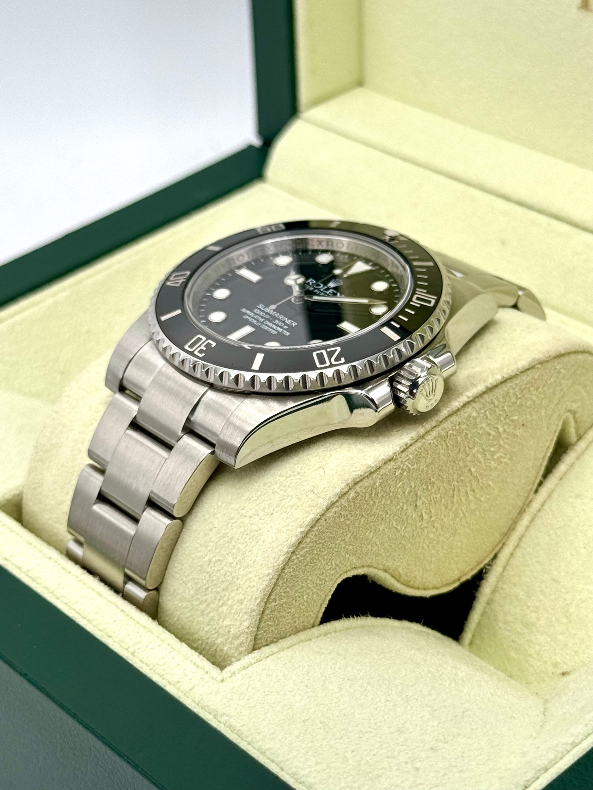 2014 Rolex Submariner 40mm 114060 Stainless Steel Black Dial - MyWatchLLC