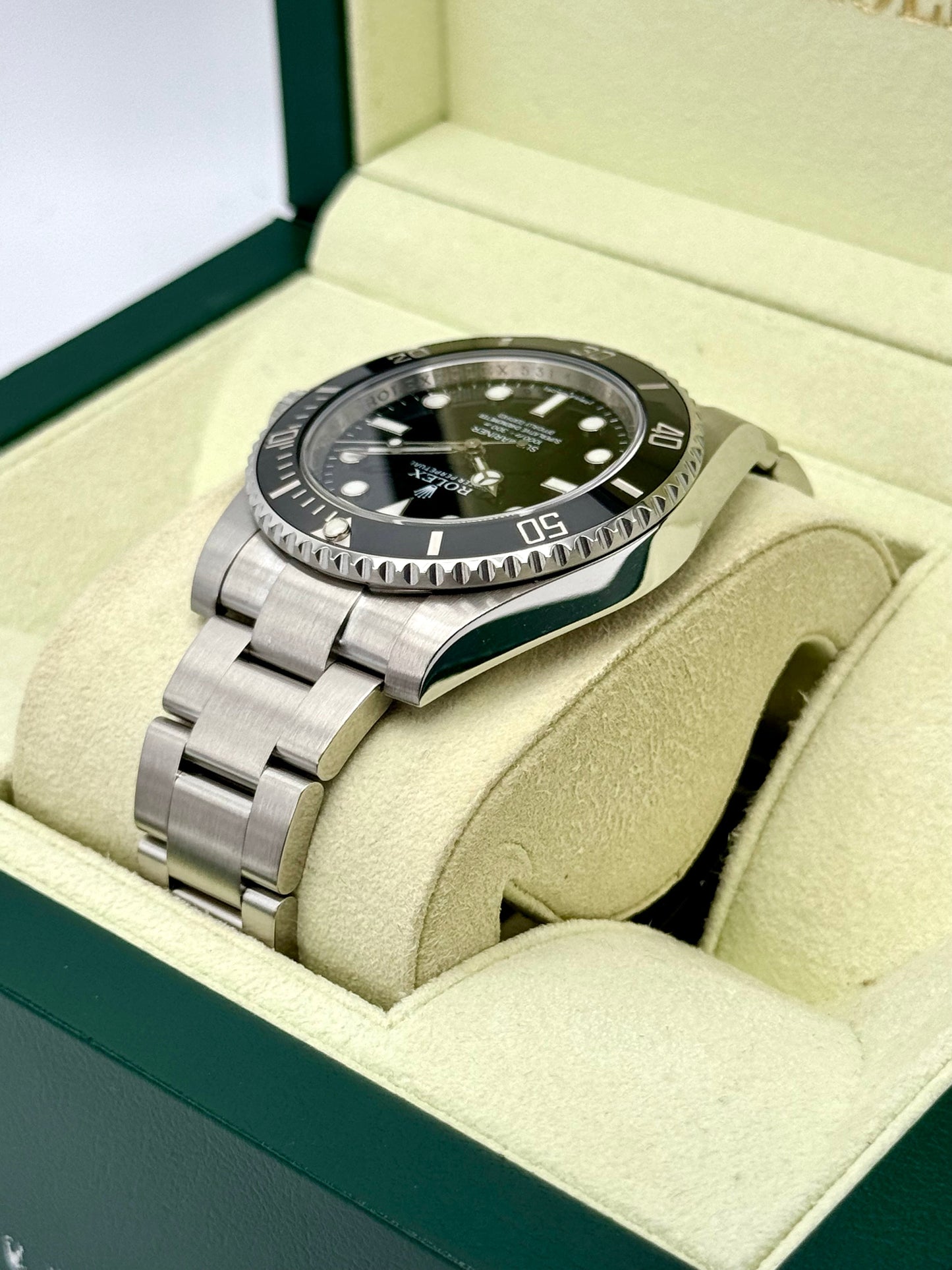 2014 Rolex Submariner 40mm 114060 Stainless Steel Black Dial - MyWatchLLC
