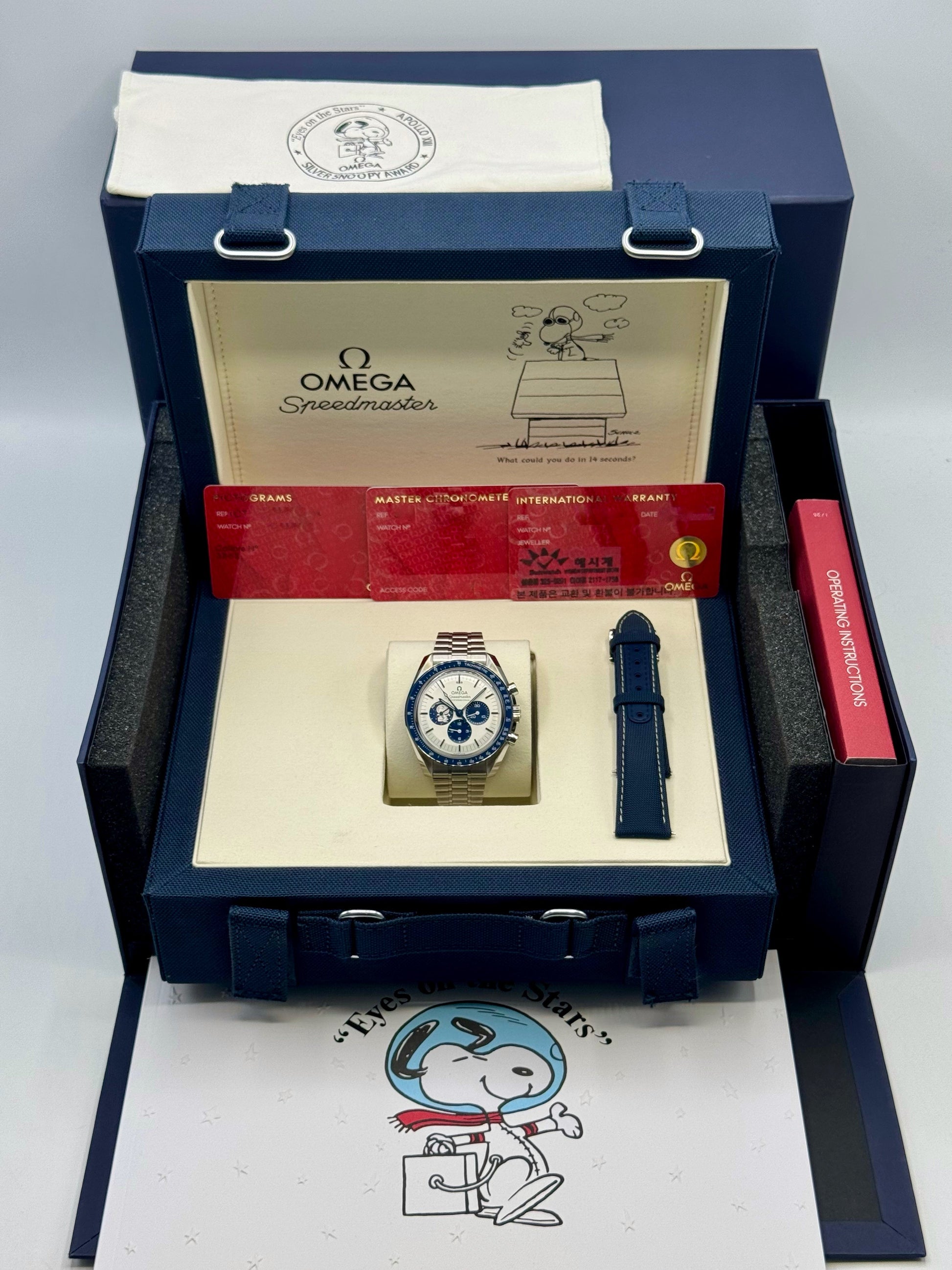 2023 Omega Speedmaster Silver Snoopy Award 310.32.42.50.02.001 - MyWatchLLC