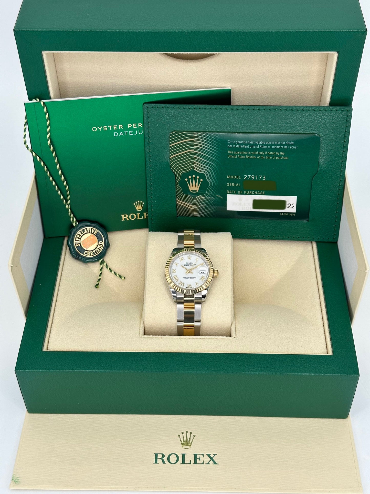 NEW 2022 Rolex Lady Datejust 28mm 279173 - MyWatchLLC