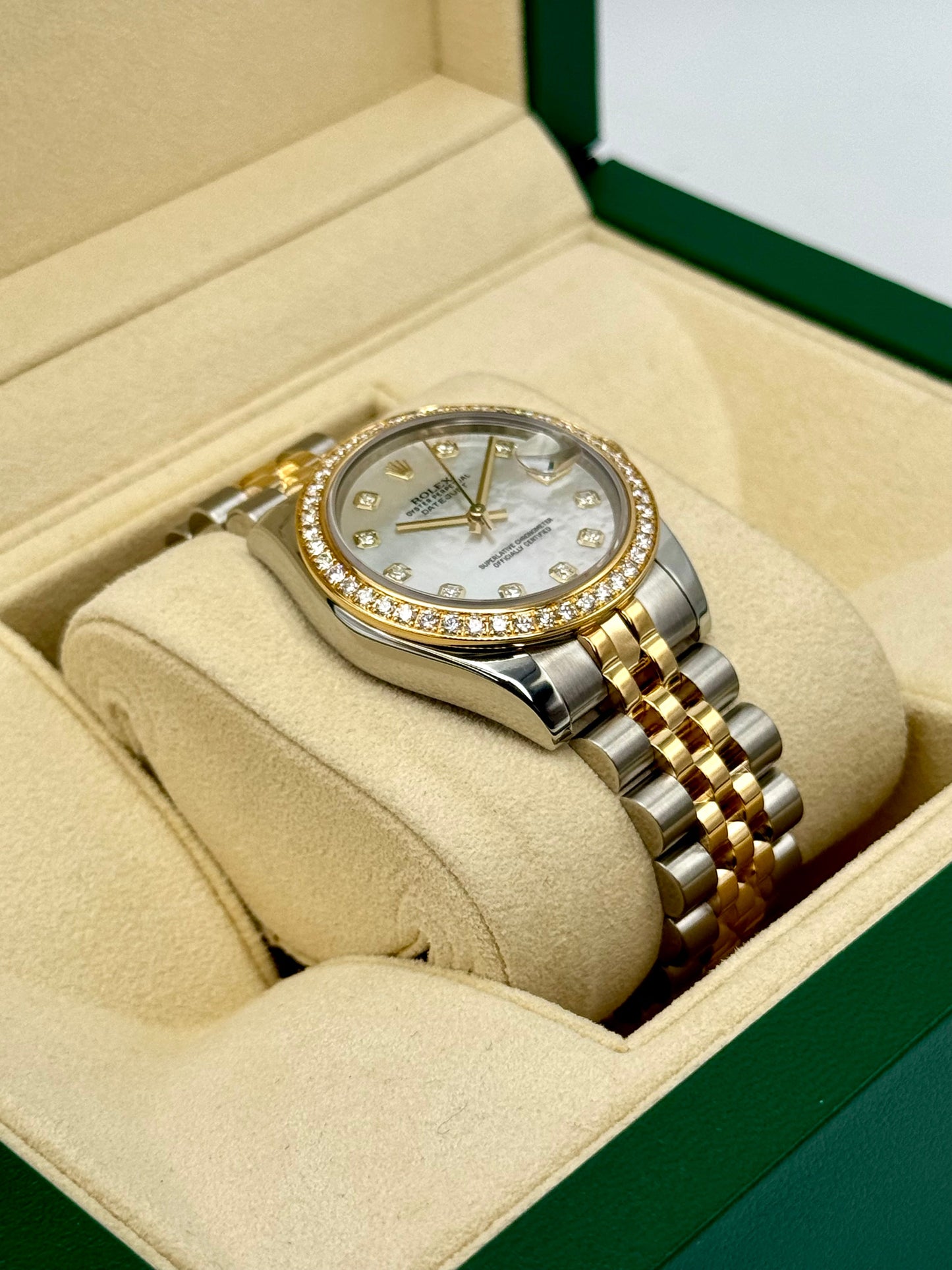 Rolex Lady Datejust 31mm 178383 Two-Tone Jubilee MOP Diamond Dial - MyWatchLLC