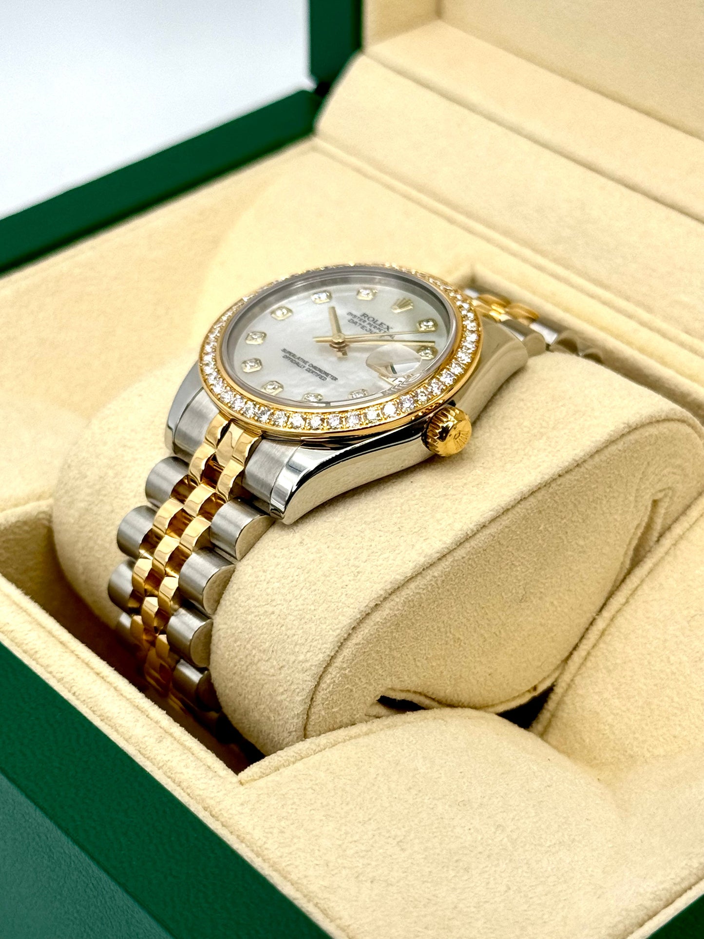 Rolex Lady Datejust 31mm 178383 Two-Tone Jubilee MOP Diamond Dial - MyWatchLLC