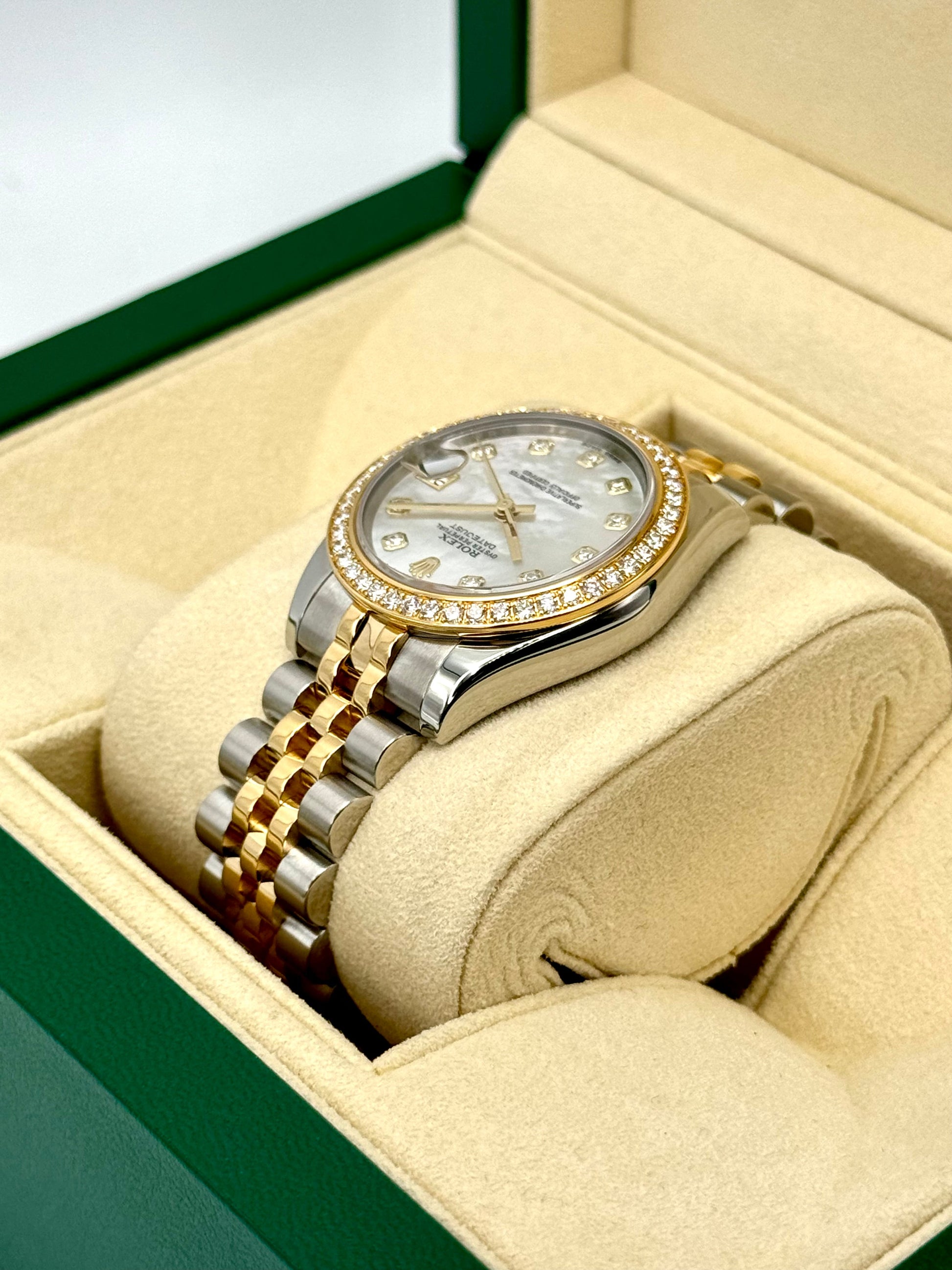 Rolex Lady Datejust 31mm 178383 Two-Tone Jubilee MOP Diamond Dial - MyWatchLLC