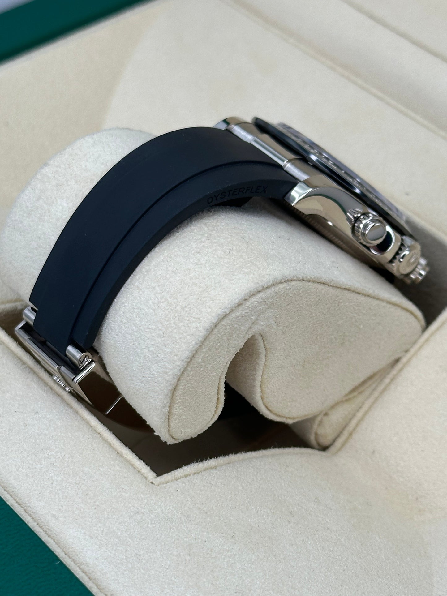 2018 Rolex Daytona 40mm 116519LN White Gold Oysterflex Grey Ghost Dial - MyWatchLLC