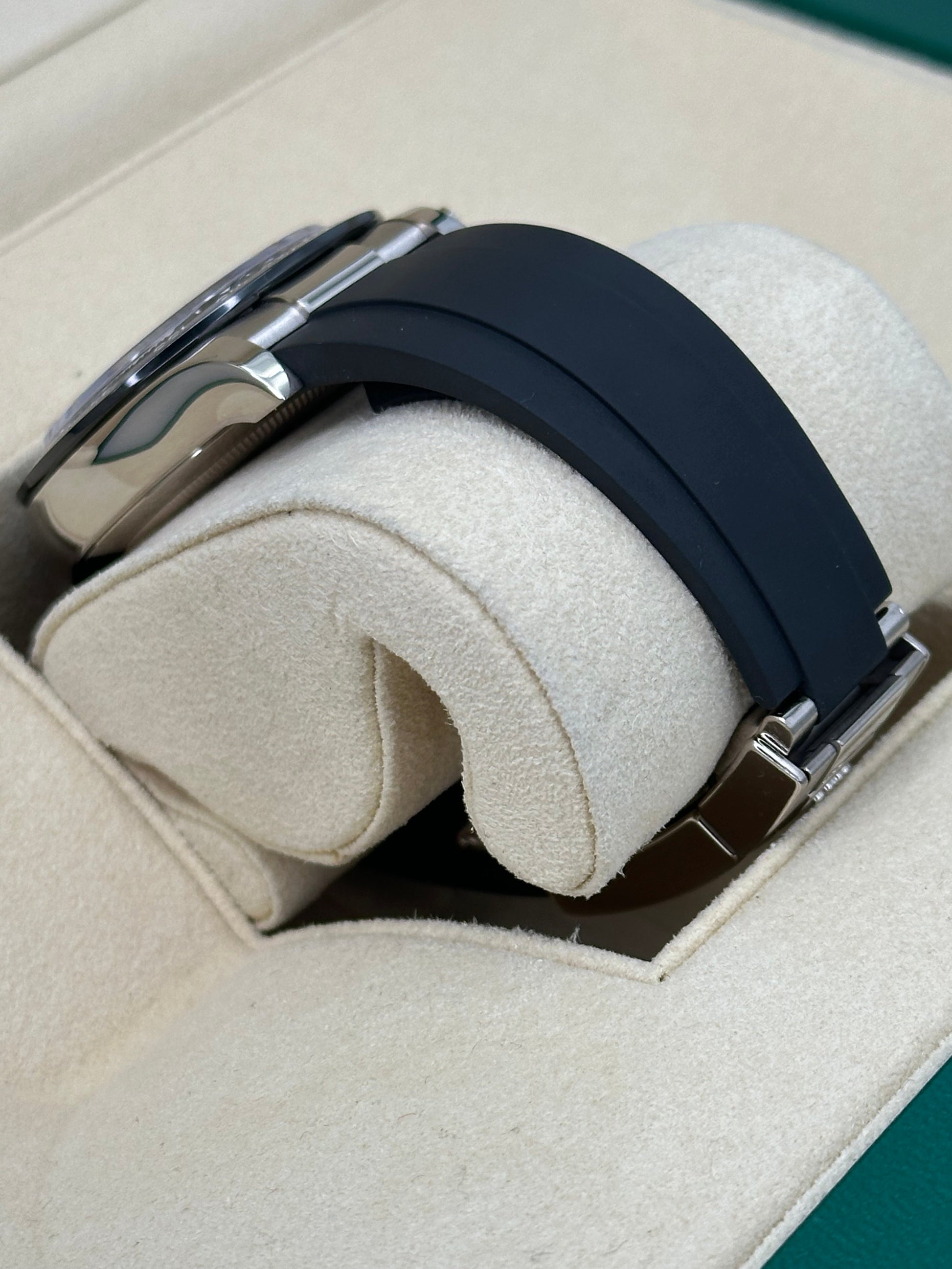 2018 Rolex Daytona 40mm 116519LN White Gold Oysterflex Grey Ghost Dial - MyWatchLLC