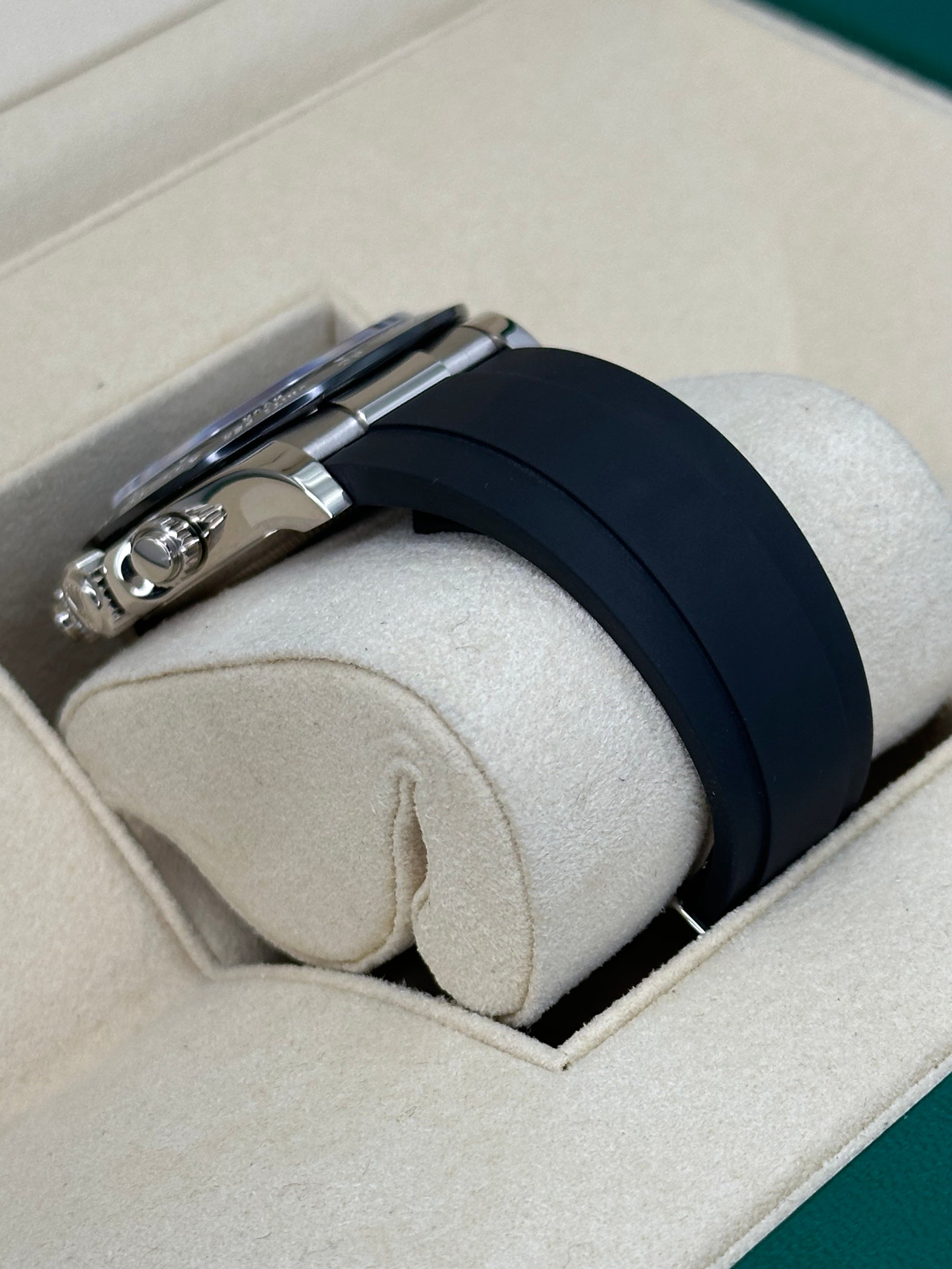 2018 Rolex Daytona 40mm 116519LN White Gold Oysterflex Grey Ghost Dial - MyWatchLLC