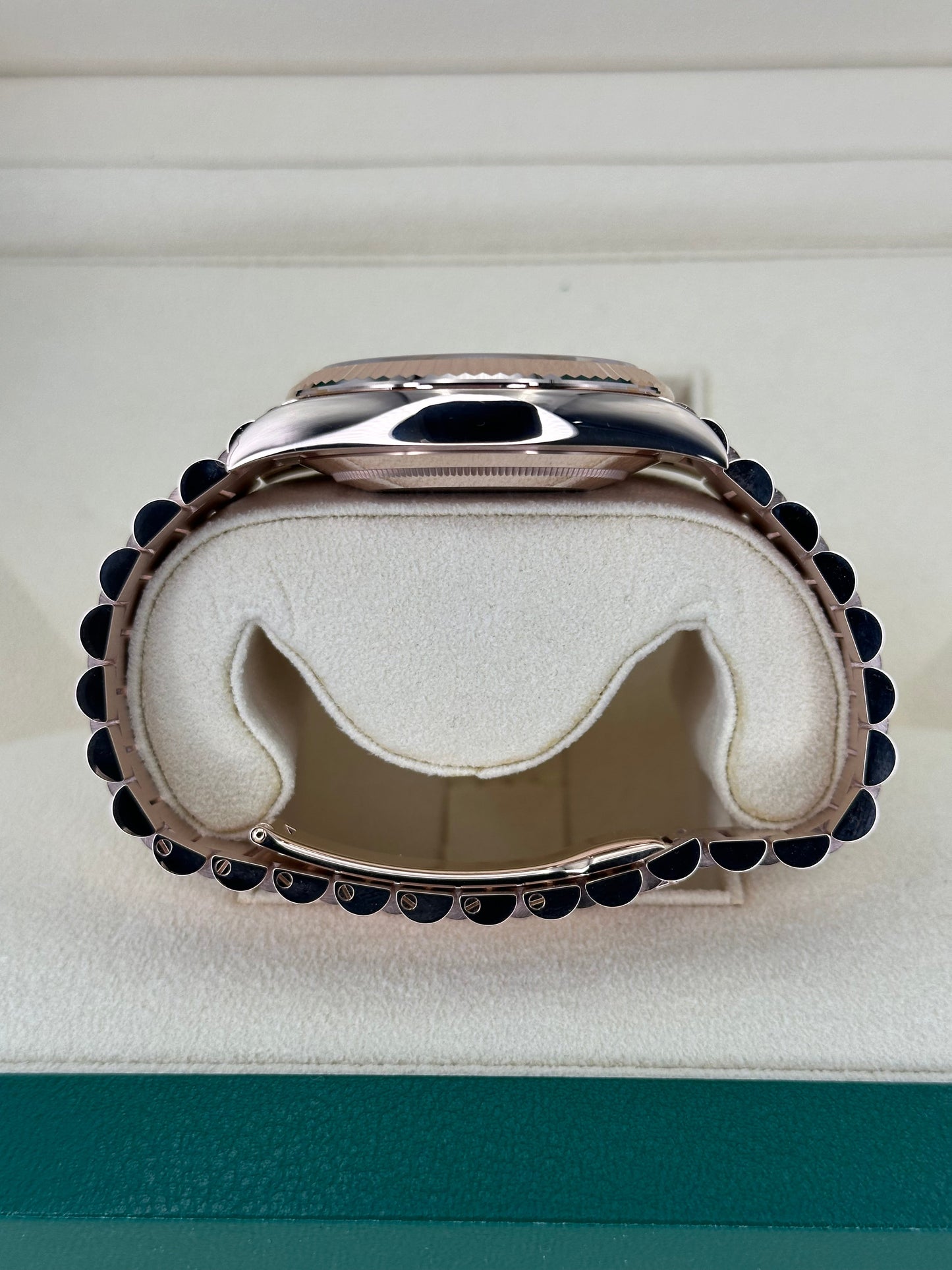 2022 Rolex Day-Date 40mm 228235 Presidential Rose Gold Olive Dial - MyWatchLLC