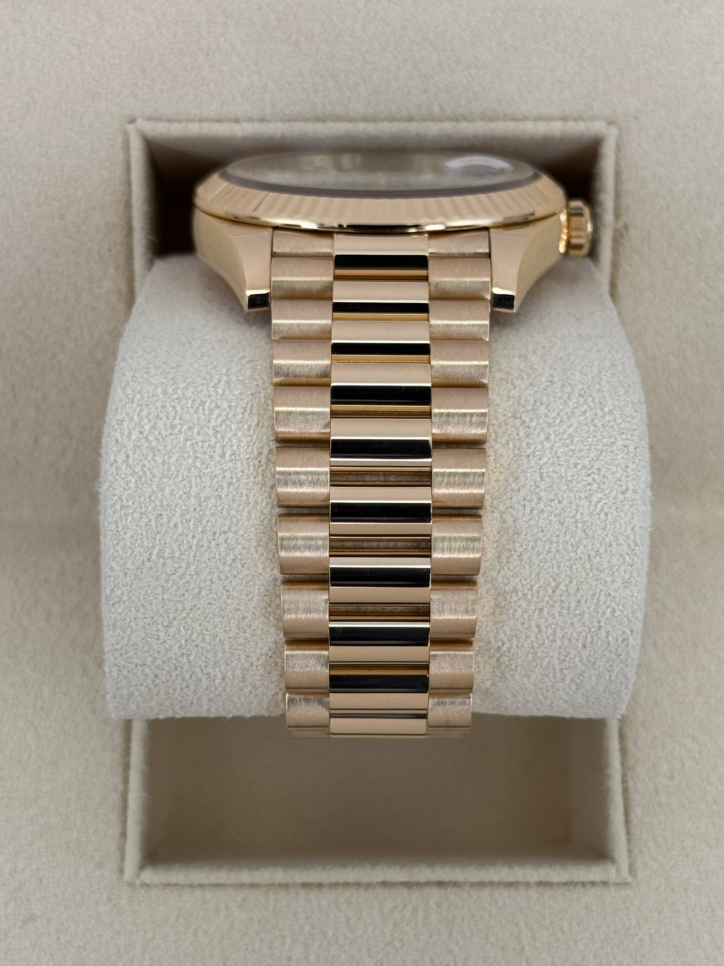 NEW 2025 Rolex Day-Date 40mm 228238 Mother Of Pearl Diamond Dial - MyWatchLLC