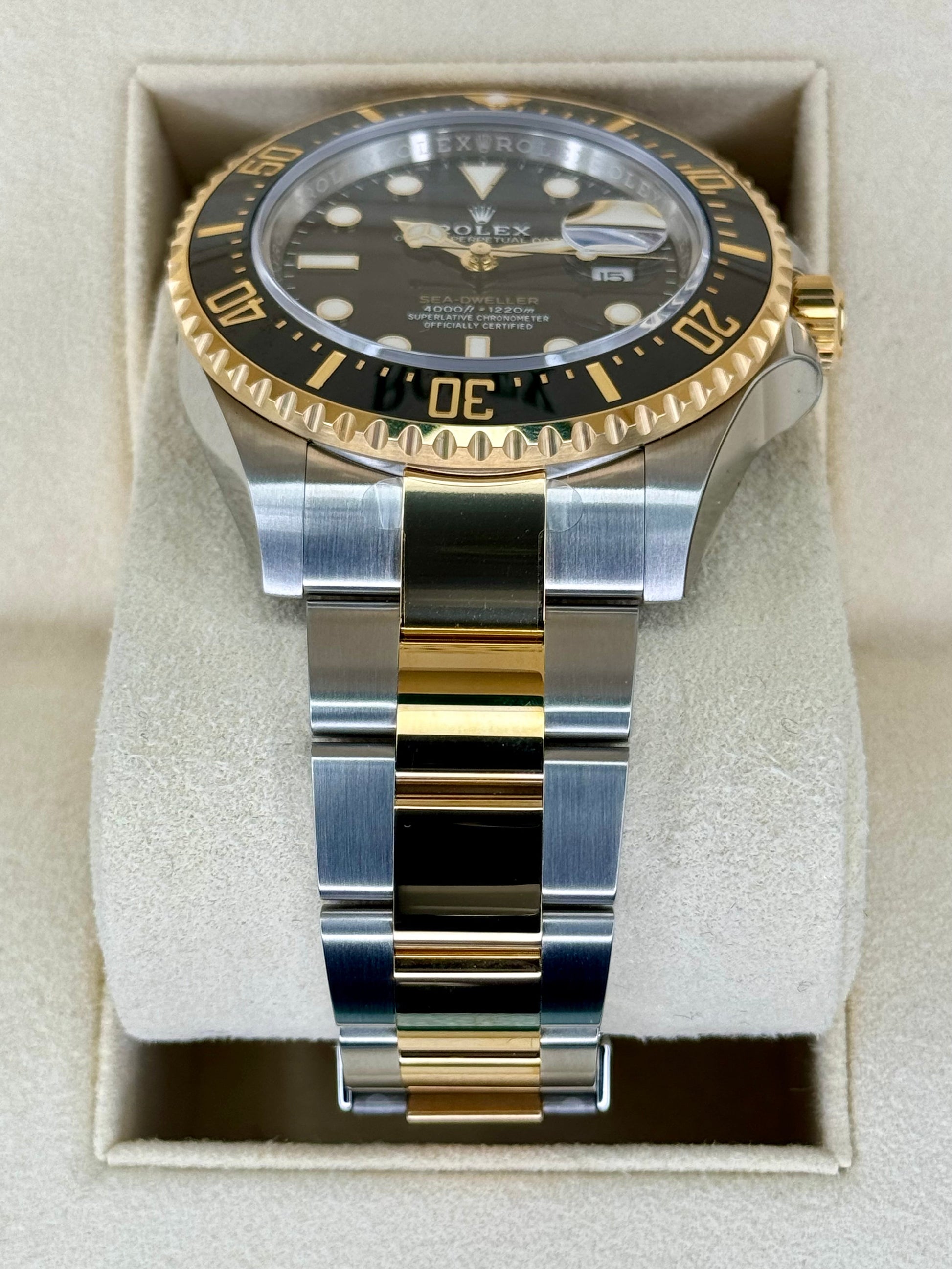 NEW Rolex Sea-Dweller 43mm 126603 Two-Tone Black Dial - MyWatchLLC