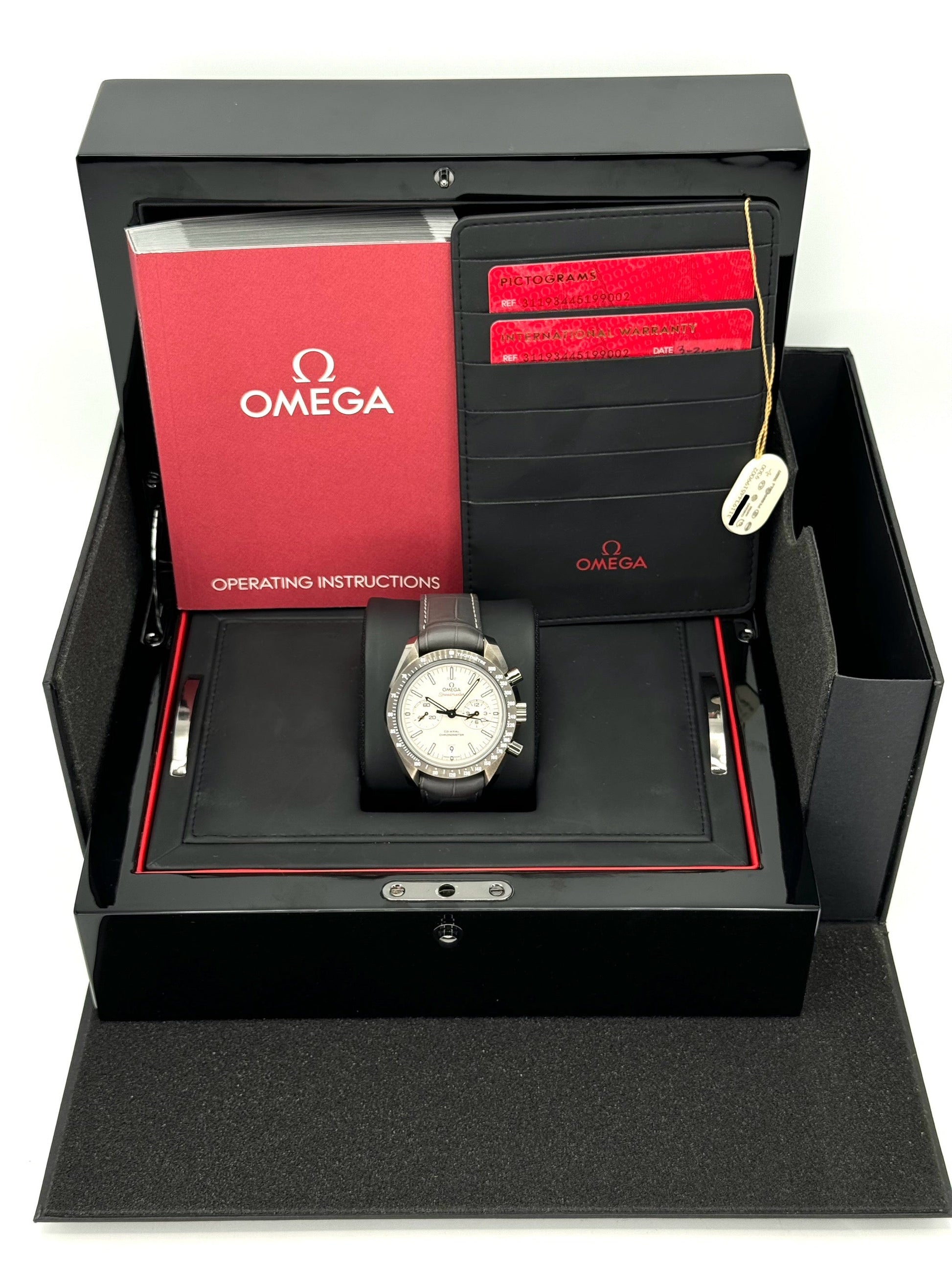 2022 Speedmaster Dark Side Of The Moon 44.25mm Grey Ceramic - MyWatchLLC