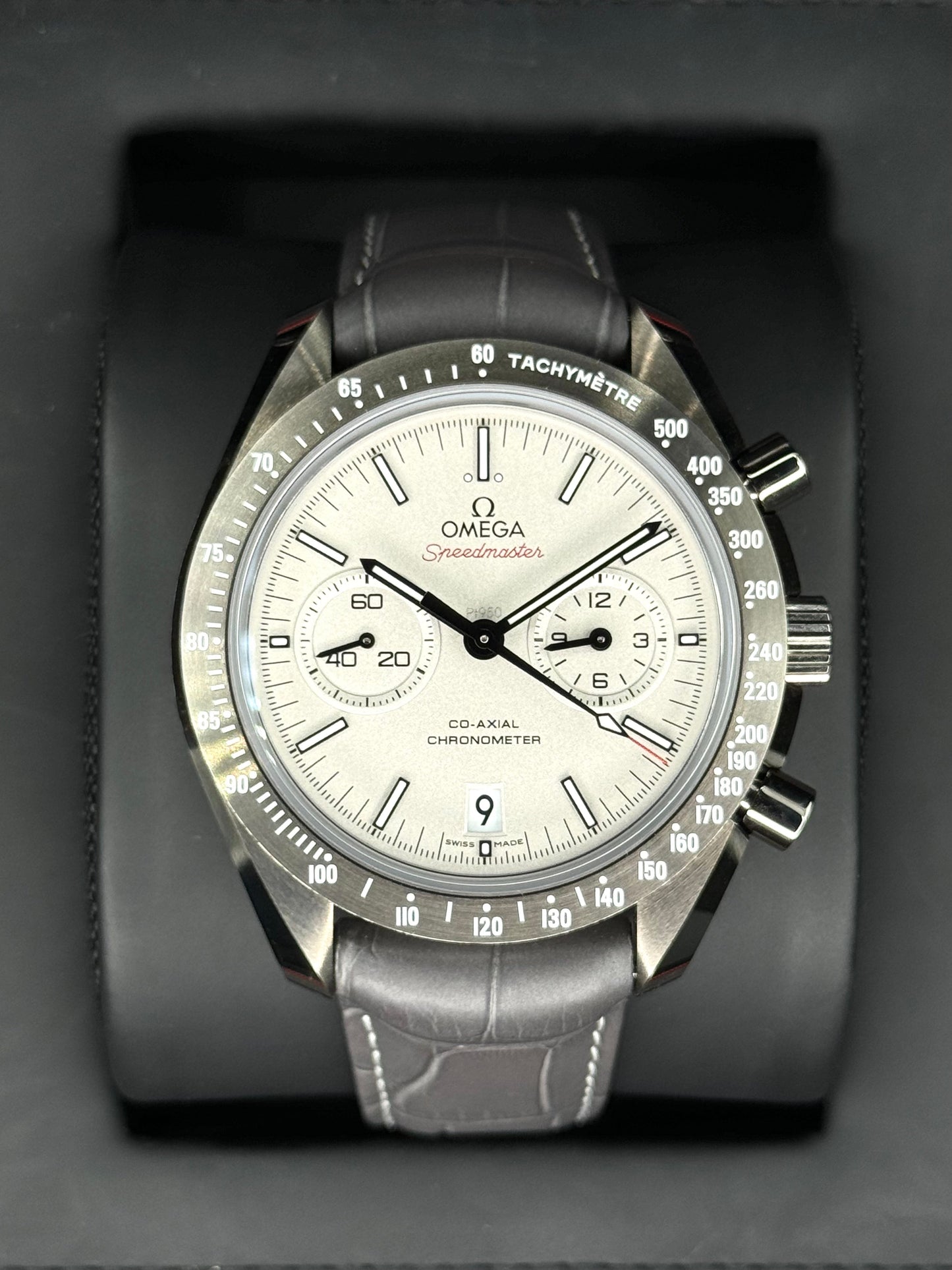 2022 Speedmaster Dark Side Of The Moon 44.25mm Grey Ceramic - MyWatchLLC