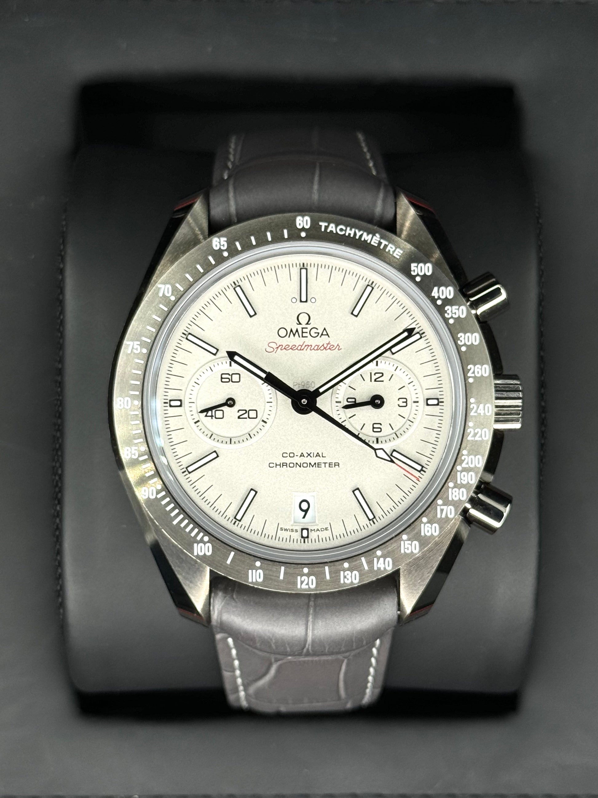 2022 Speedmaster Dark Side Of The Moon 44.25mm Grey Ceramic - MyWatchLLC